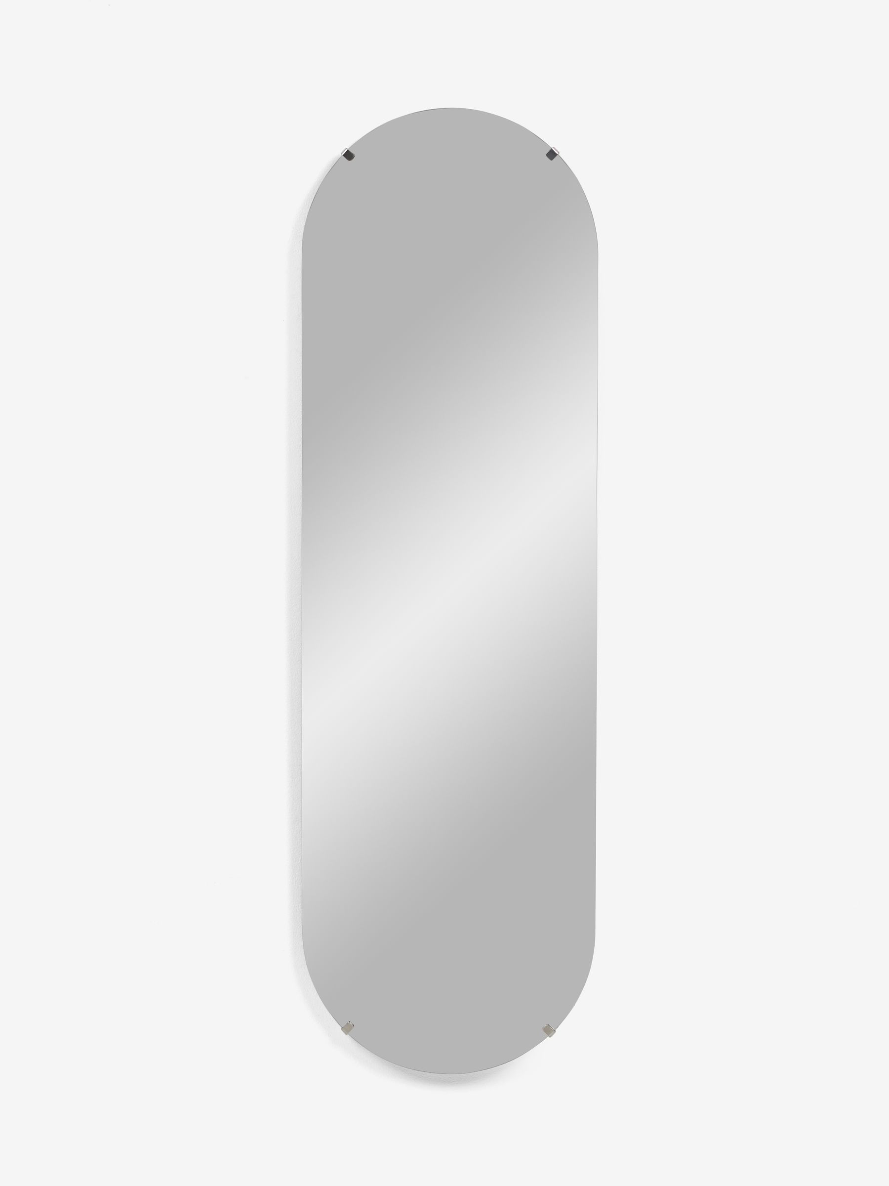 Jasper Conran London Clear Oval Clip Mirror - Image 3 of 4