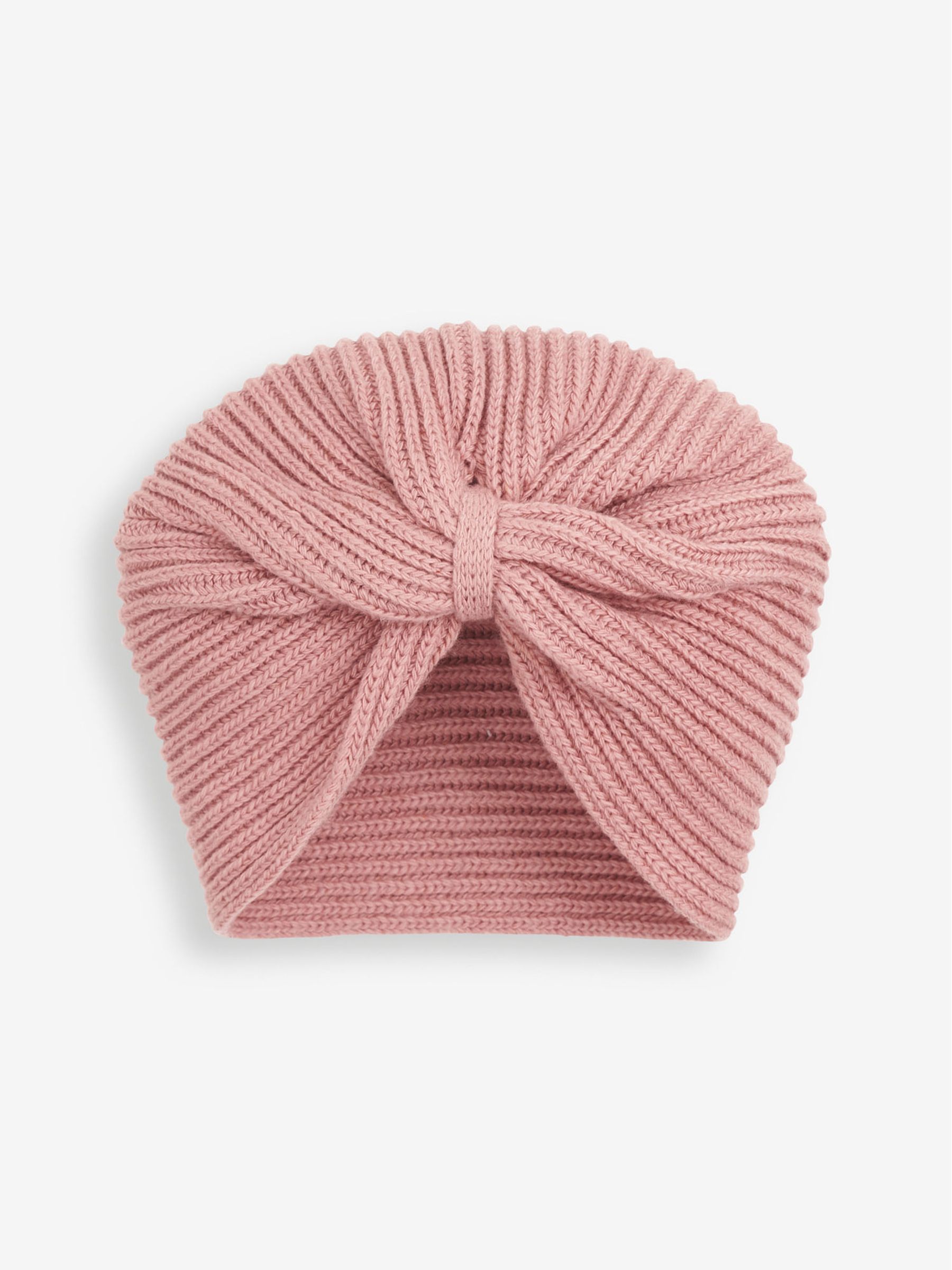 Pink Girls' Knitted Turban - Image 1 of 2