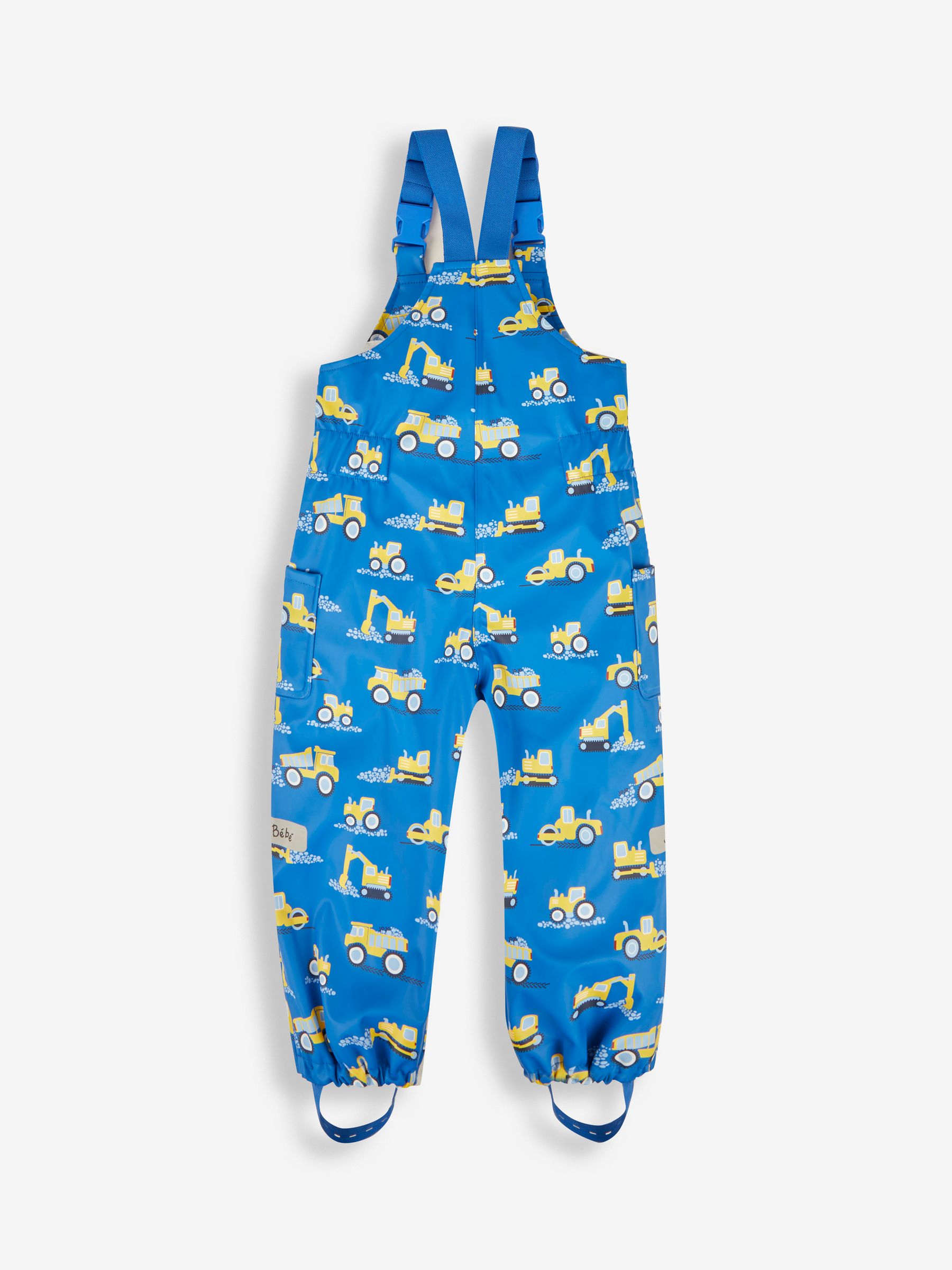 Cobalt Digger Print Waterproof Dungarees - Image 4 of 6