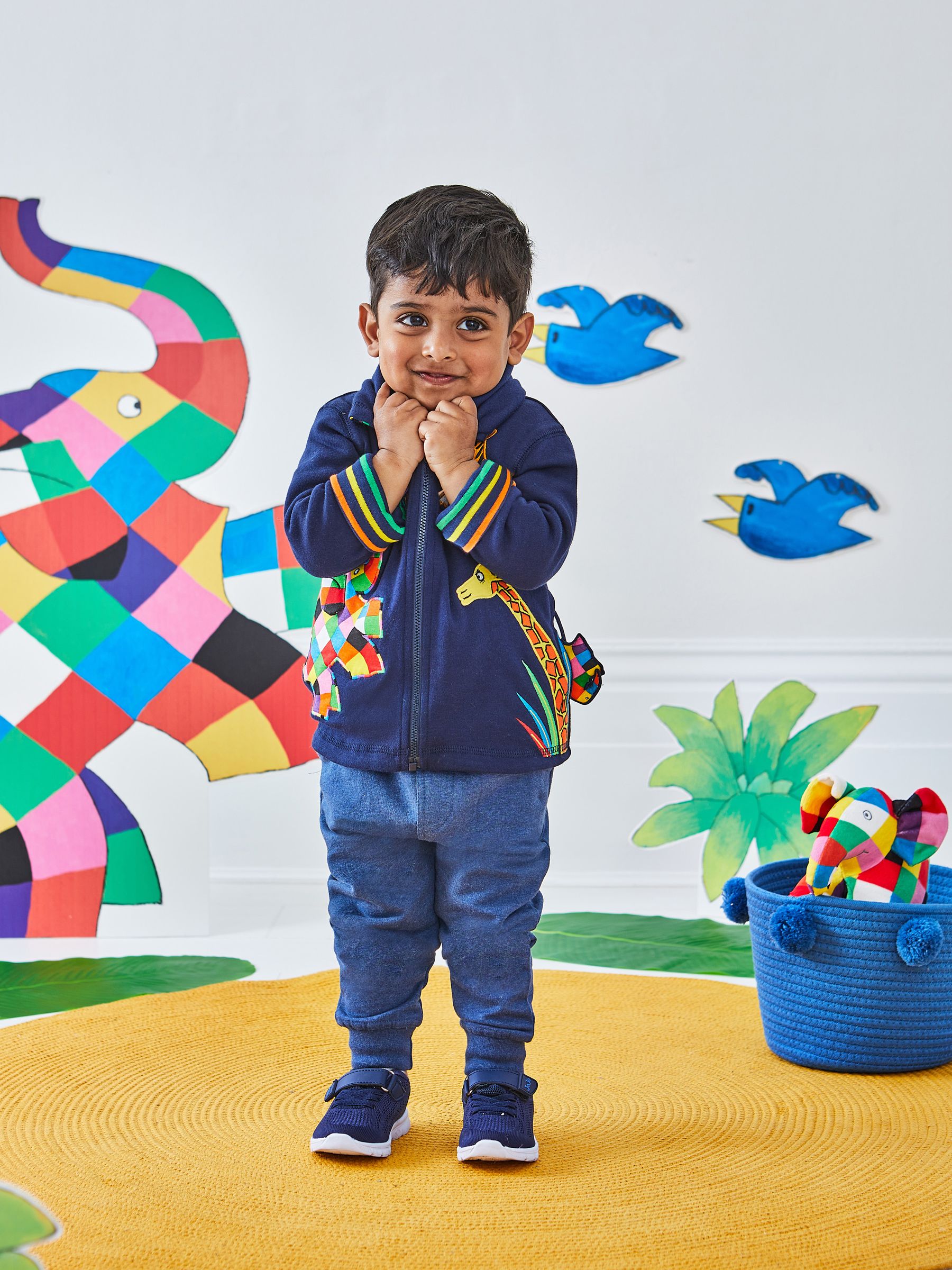 Navy Kids' Elmer Appliqué Zip-Up Hoodie - Image 7 of 10