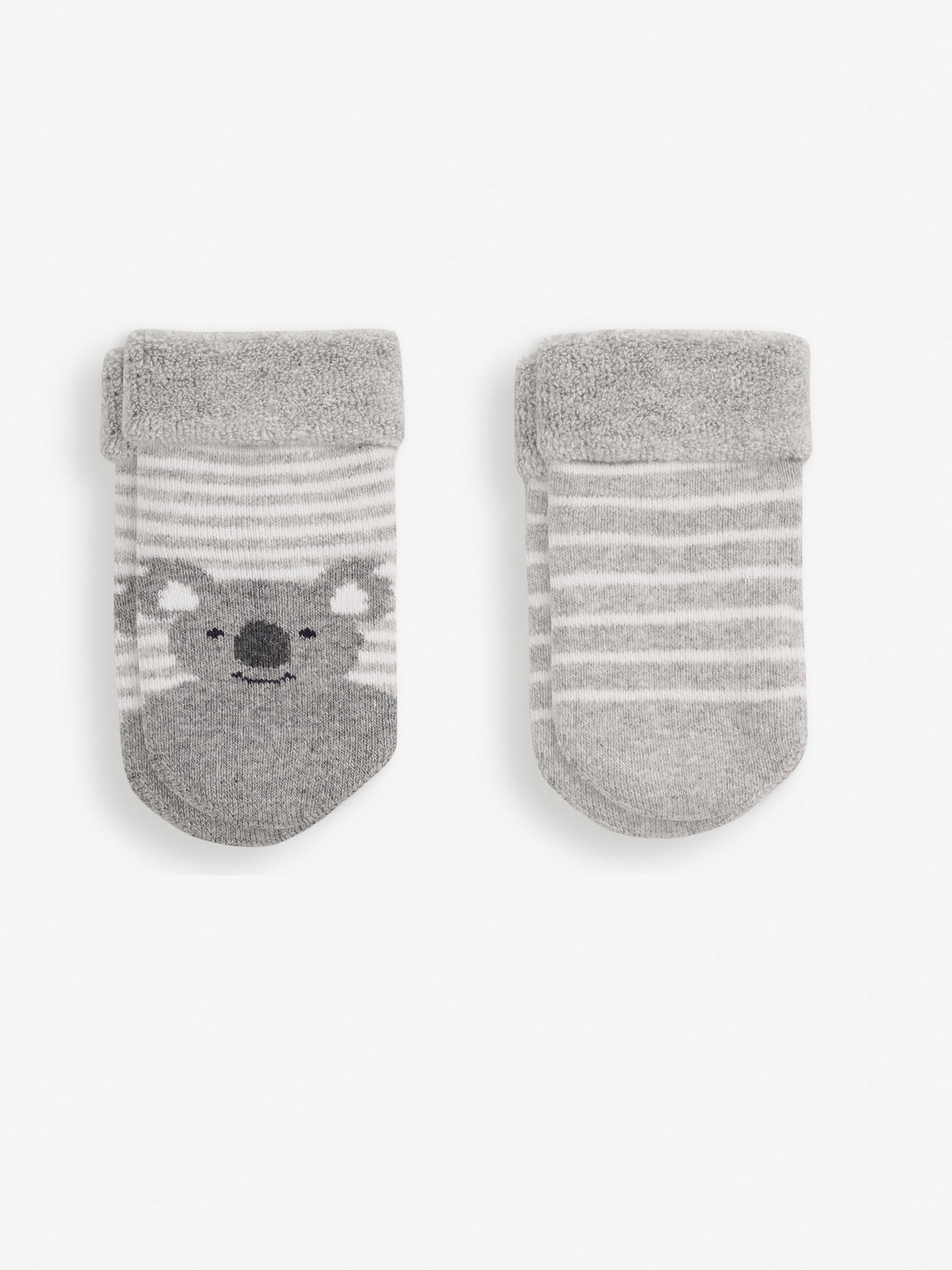 Grey Koala 2-Pack Baby Socks - Image 1 of 1