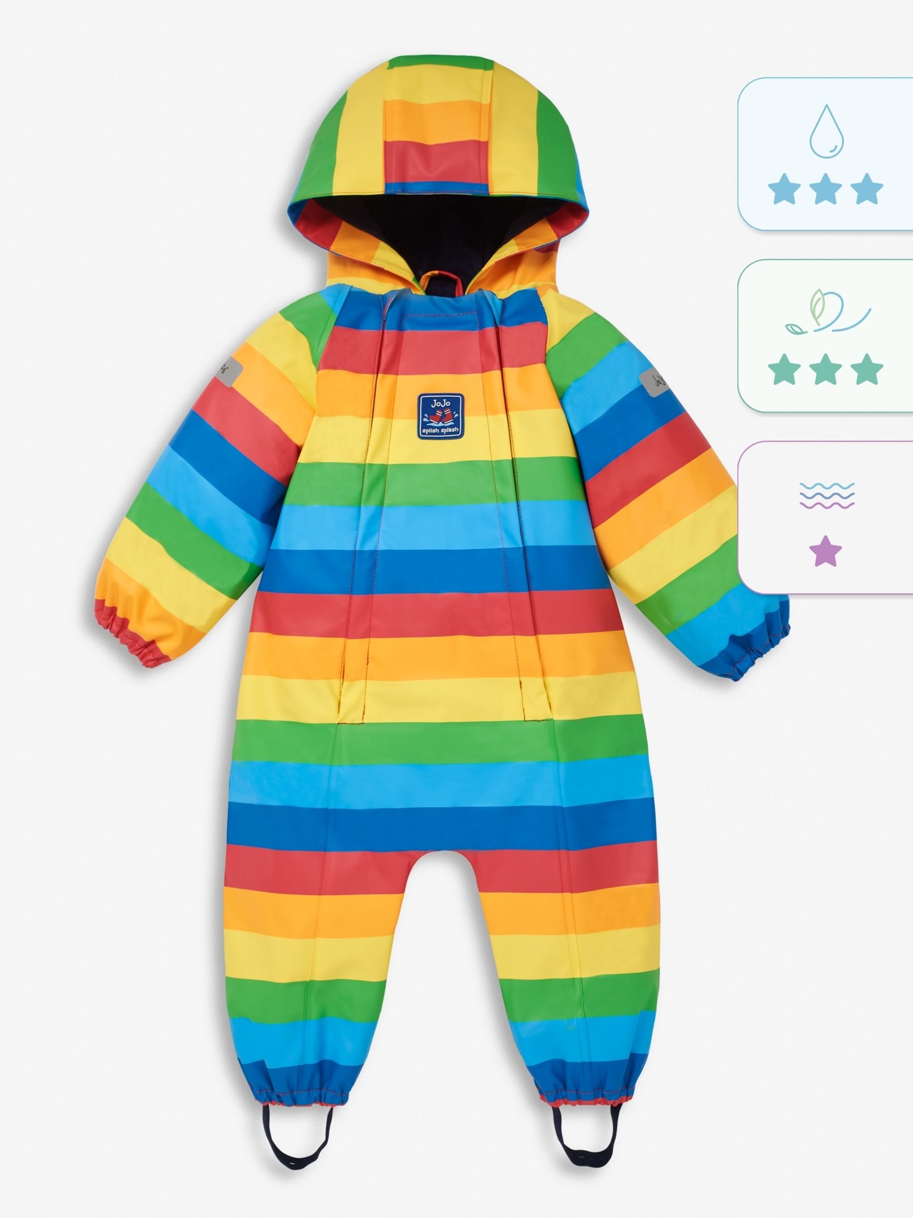 Rainbow Waterproof Puddlesuit - Image 4 of 8