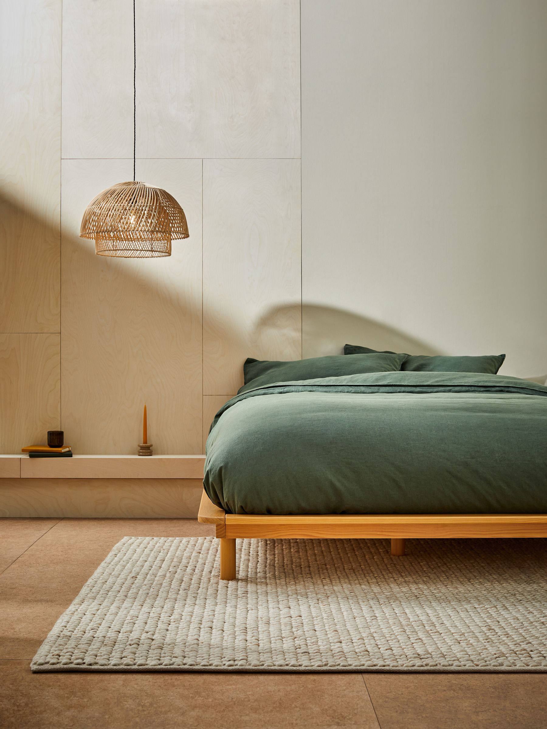 Kano Platform Bed in Oak - Image 1 of 5