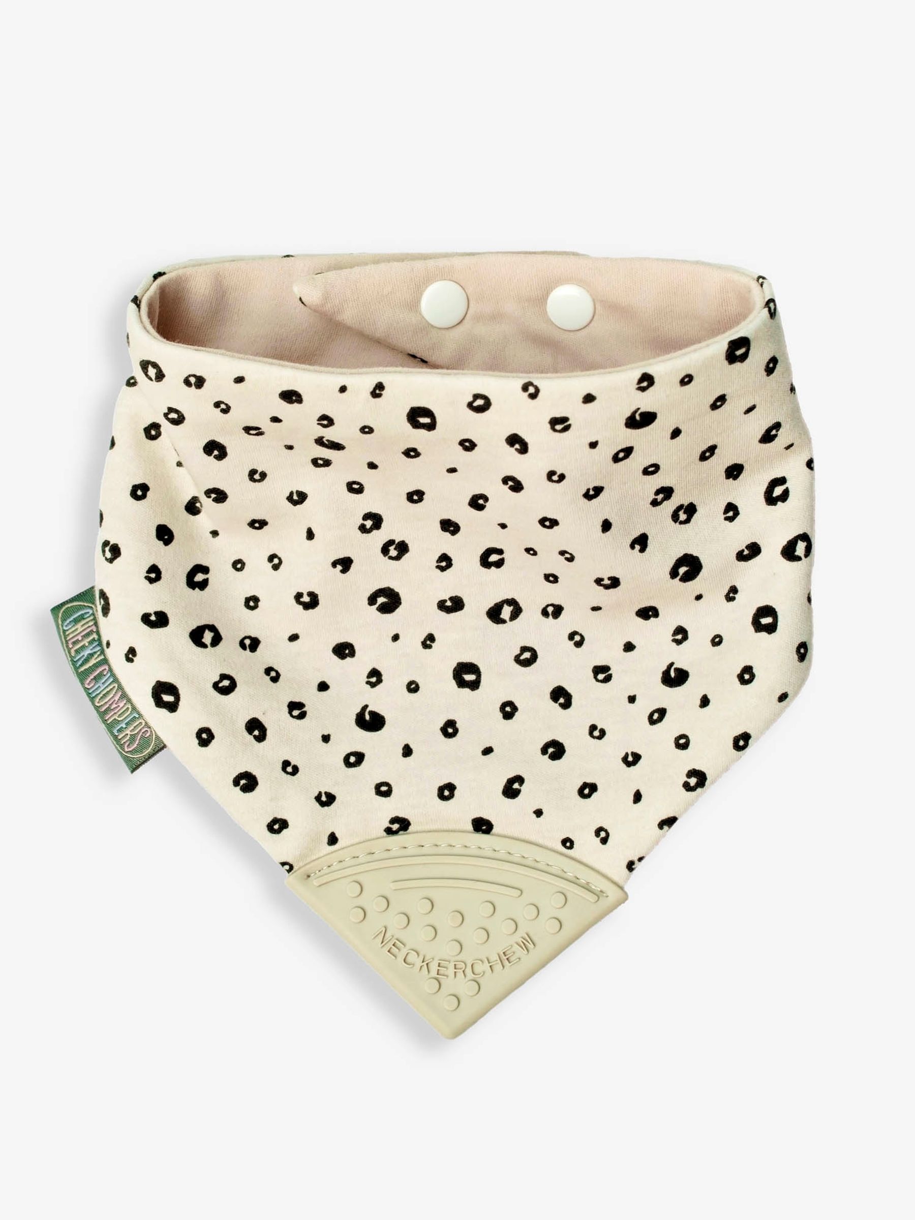 Cheeky Chompers Neckerchew Leopard Spots - Image 1 of 5