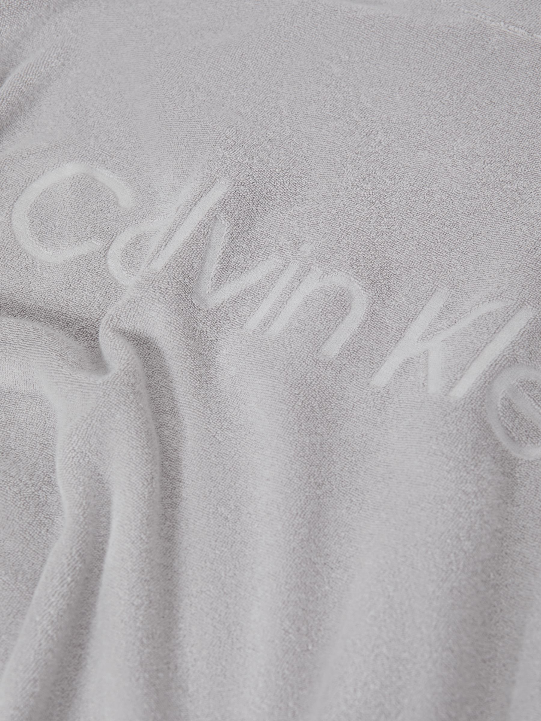 Calvin Klein Underwear Terry Towelling Crew Neck Sweatshirt in Grey - Image 6 of 6