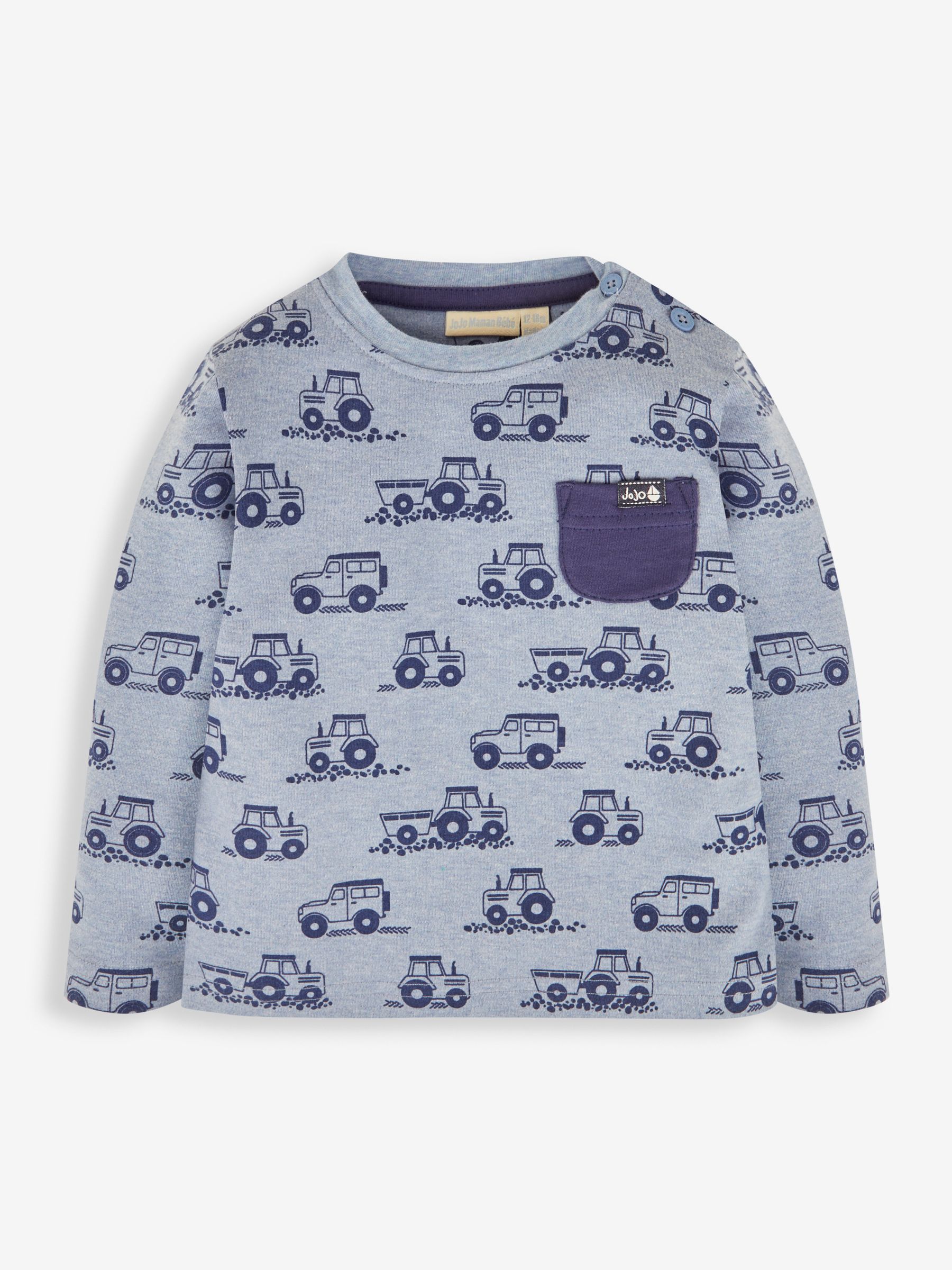Blue Boys' Tractor & Plain Tops - Image 2 of 6