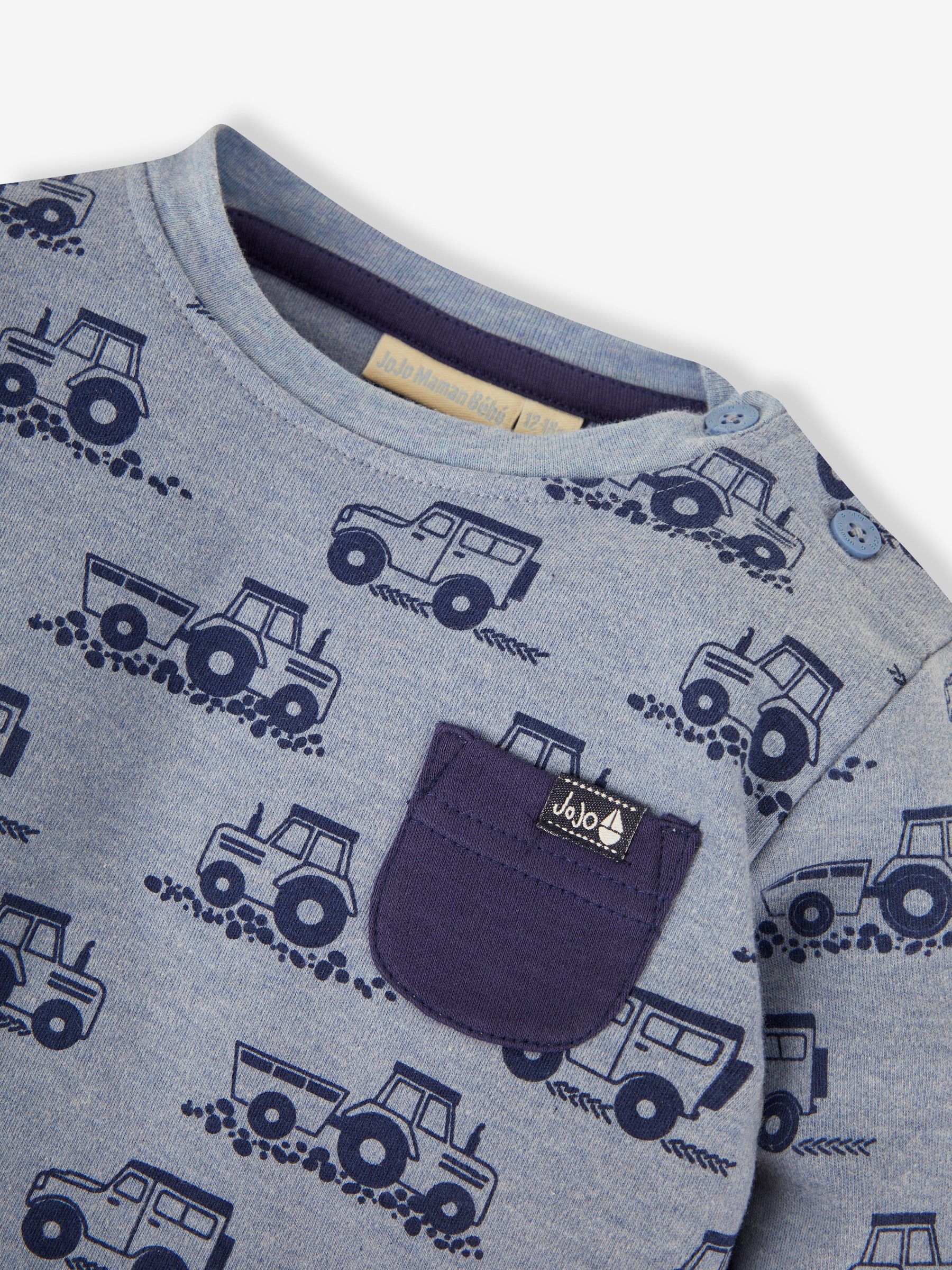 Blue Boys' Tractor & Plain Tops - Image 4 of 6