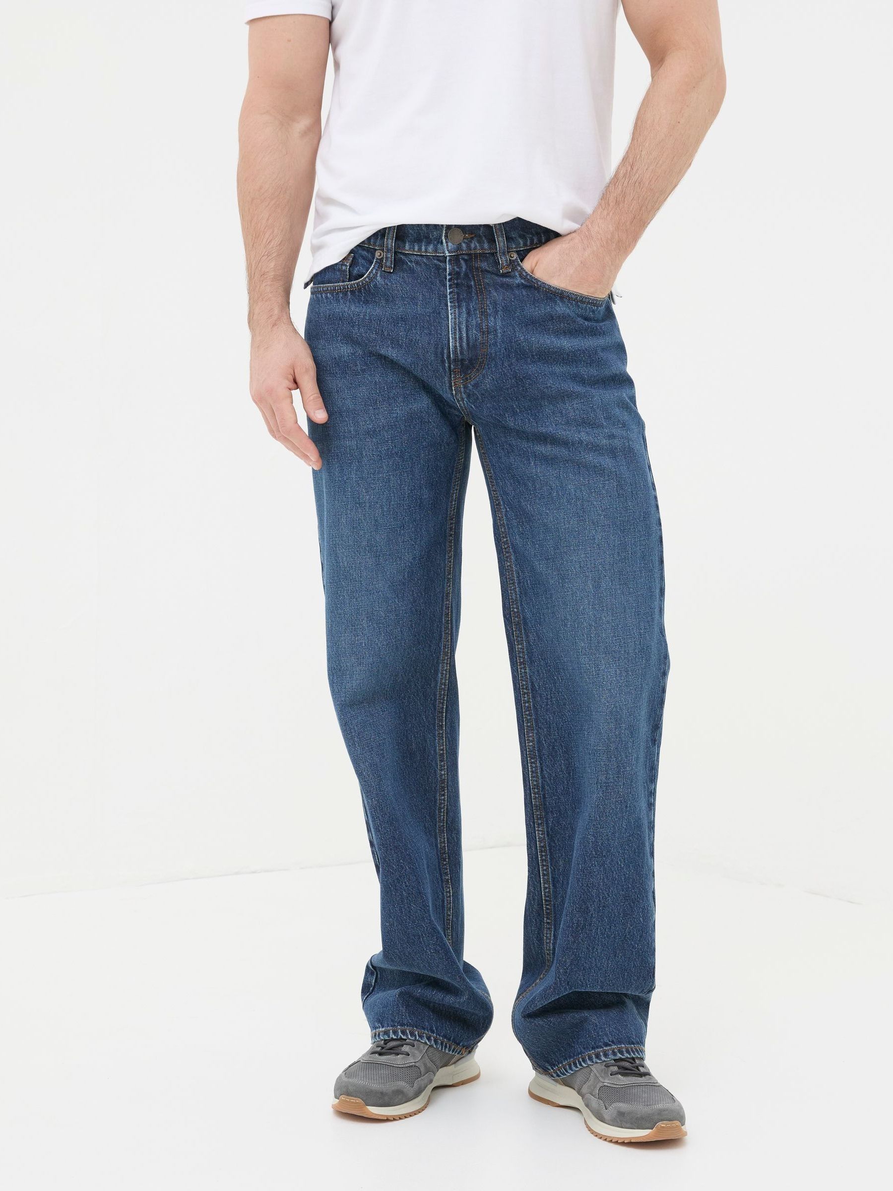 Blue Loose Fit Jeans - Image 1 of 5