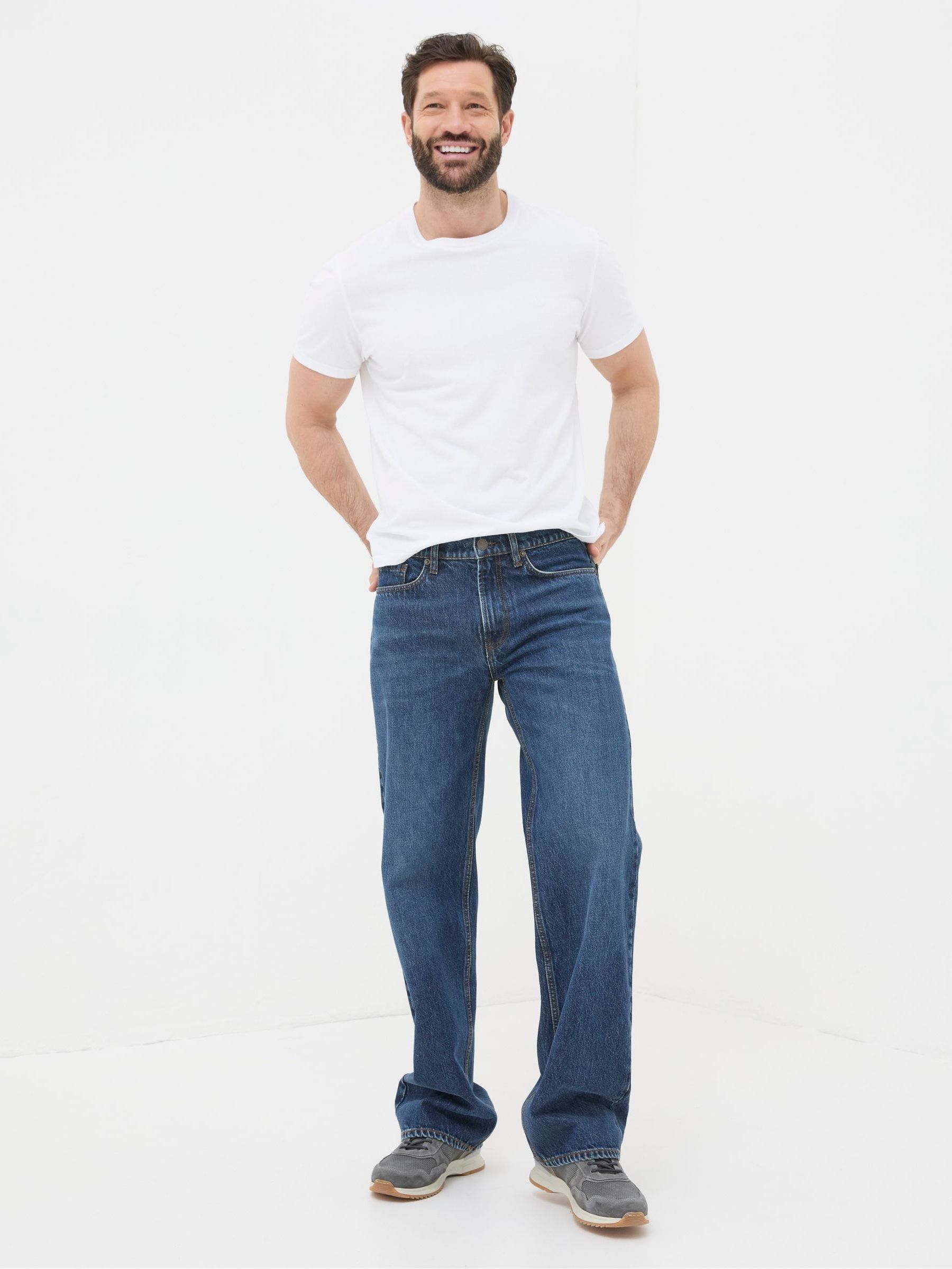 Blue Loose Fit Jeans - Image 3 of 5