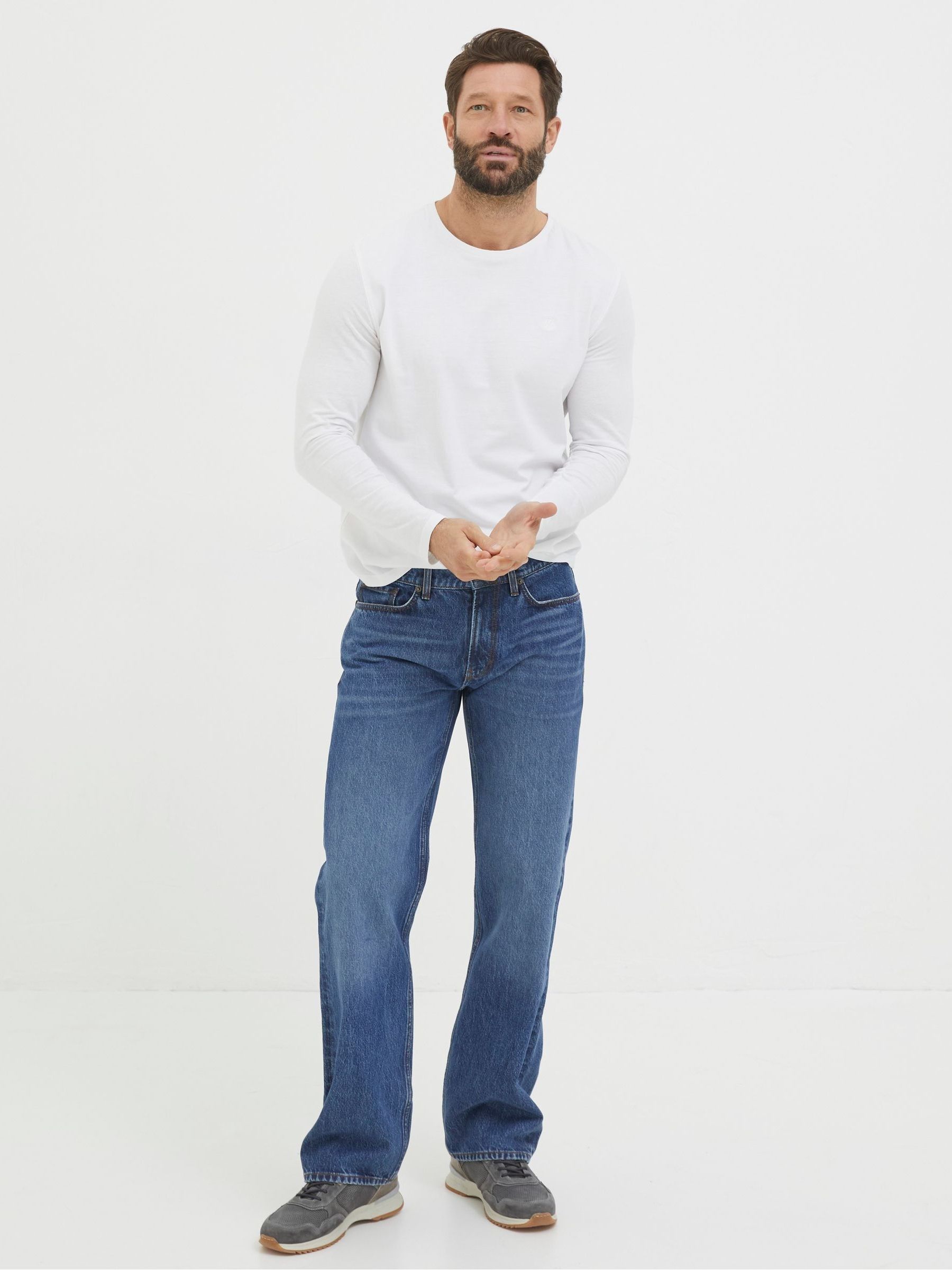 Blue Loose Fit Jeans - Image 3 of 5