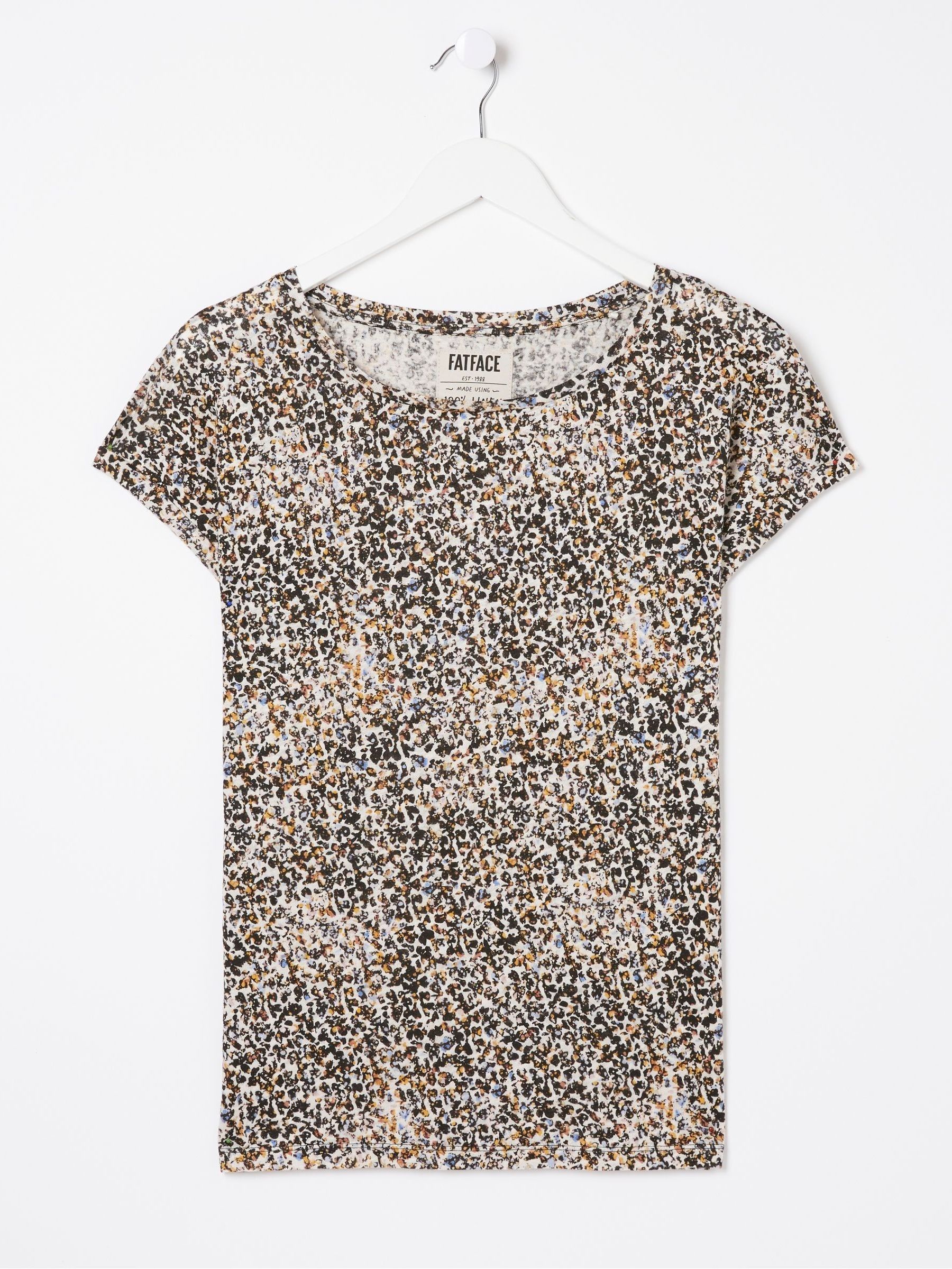 Ivy Natural Dappled Spot Linen T-Shirt - Image 4 of 4