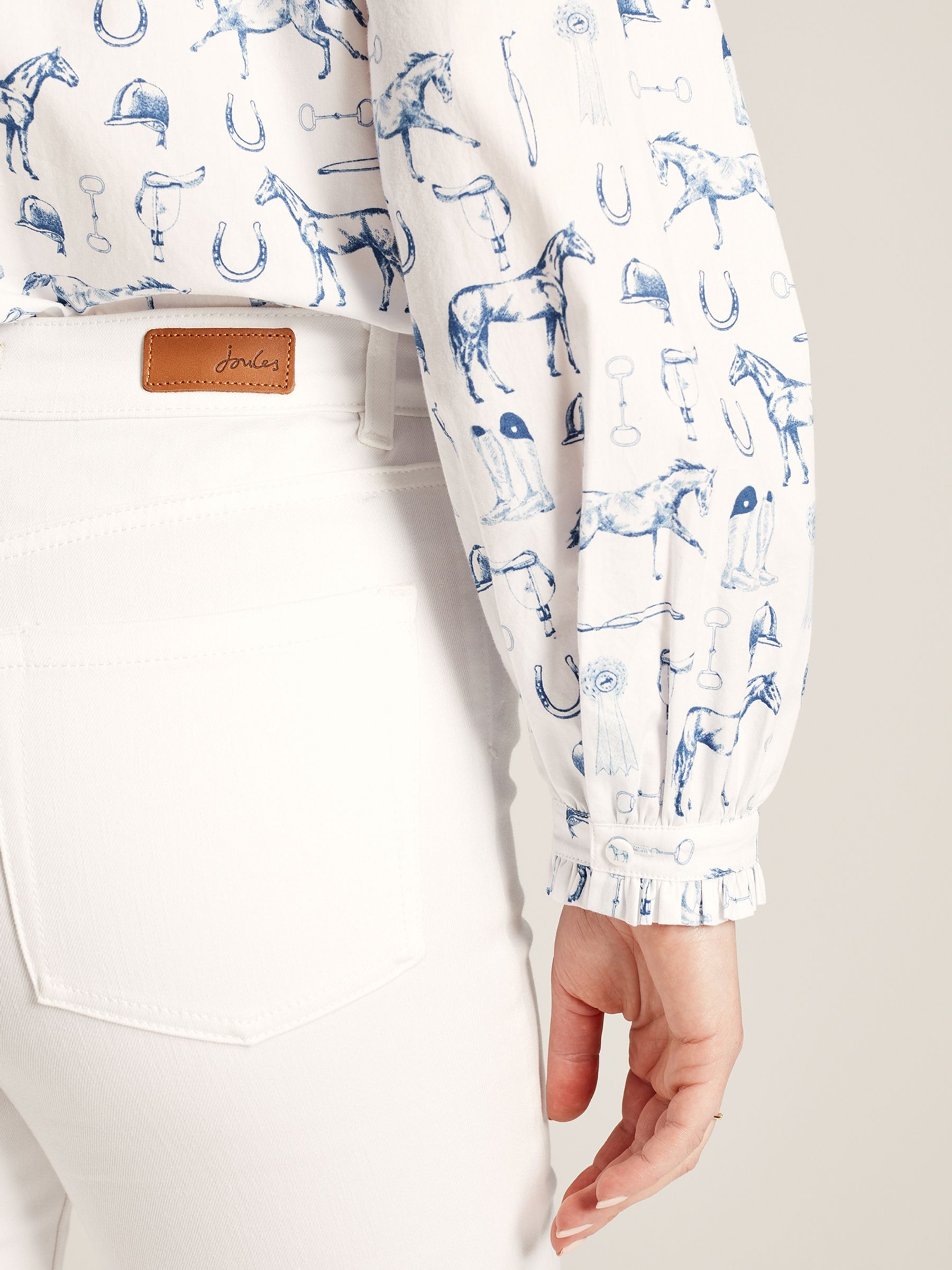 White Denim Stretch Skinny Jeans - Image 3 of 6