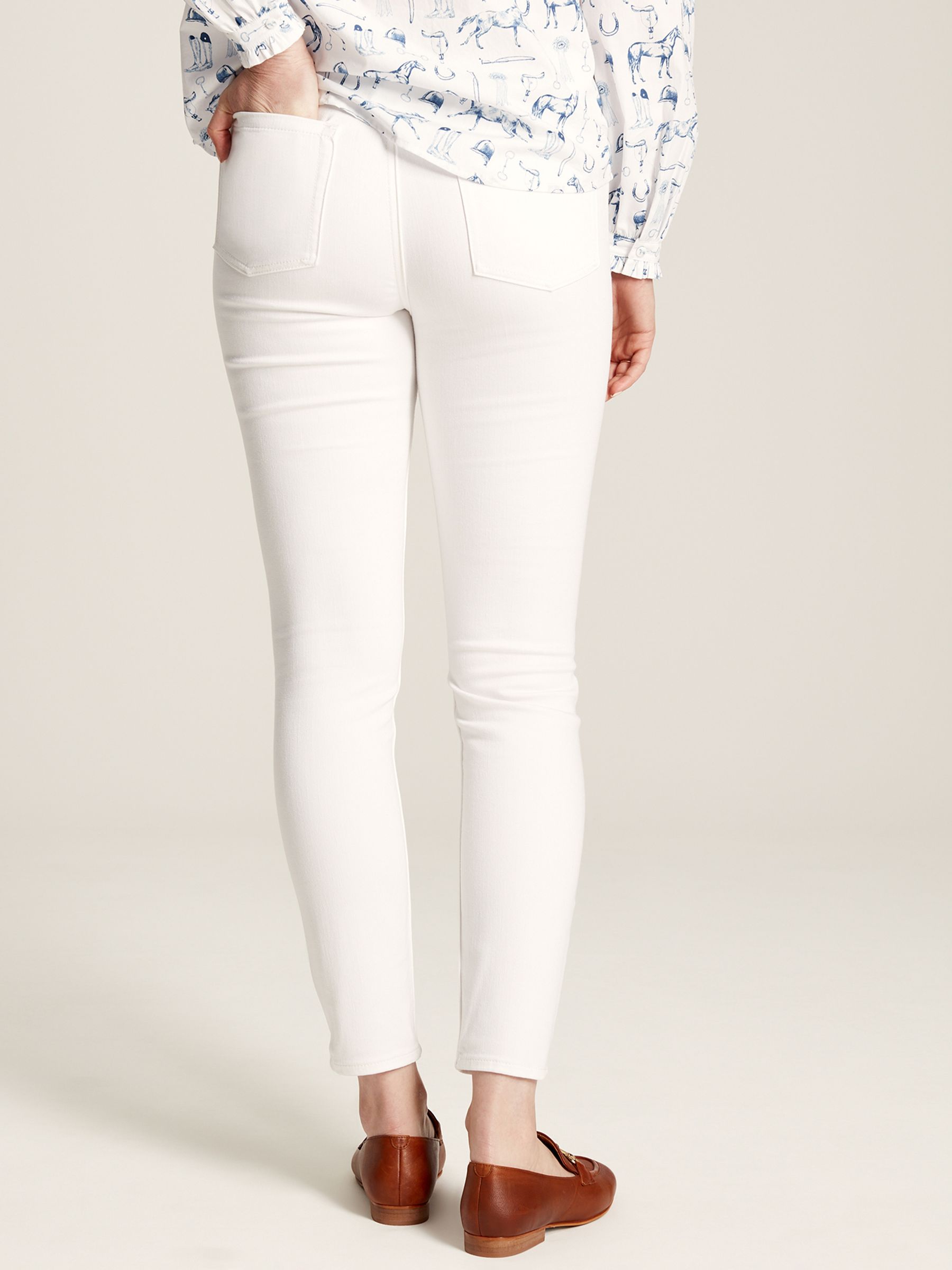 White Denim Stretch Skinny Jeans - Image 4 of 6