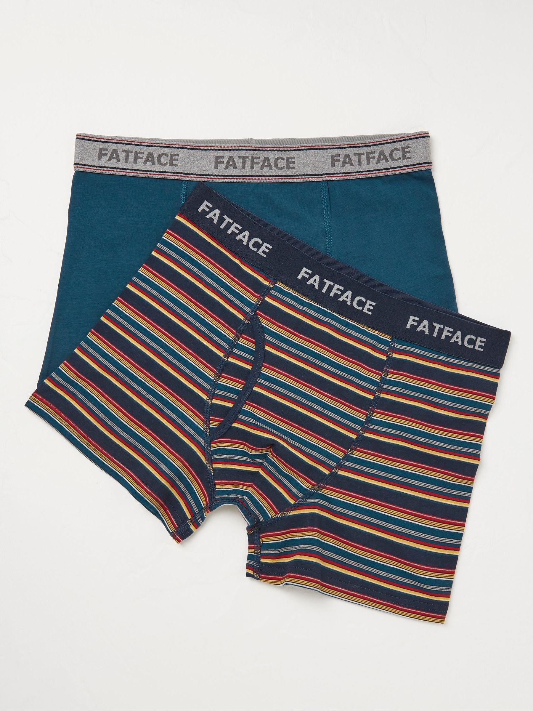 Red Salcombe Stripe Boxers 2 Pack - Image 1 of 2 Red Salcombe Stripe Boxers 2 Pack - Image 1 of 2