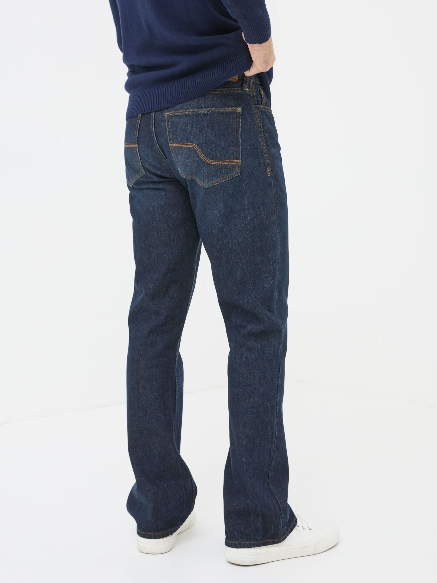 Dark Vintage Blue Bootcut Jeans - Image 2 of 5