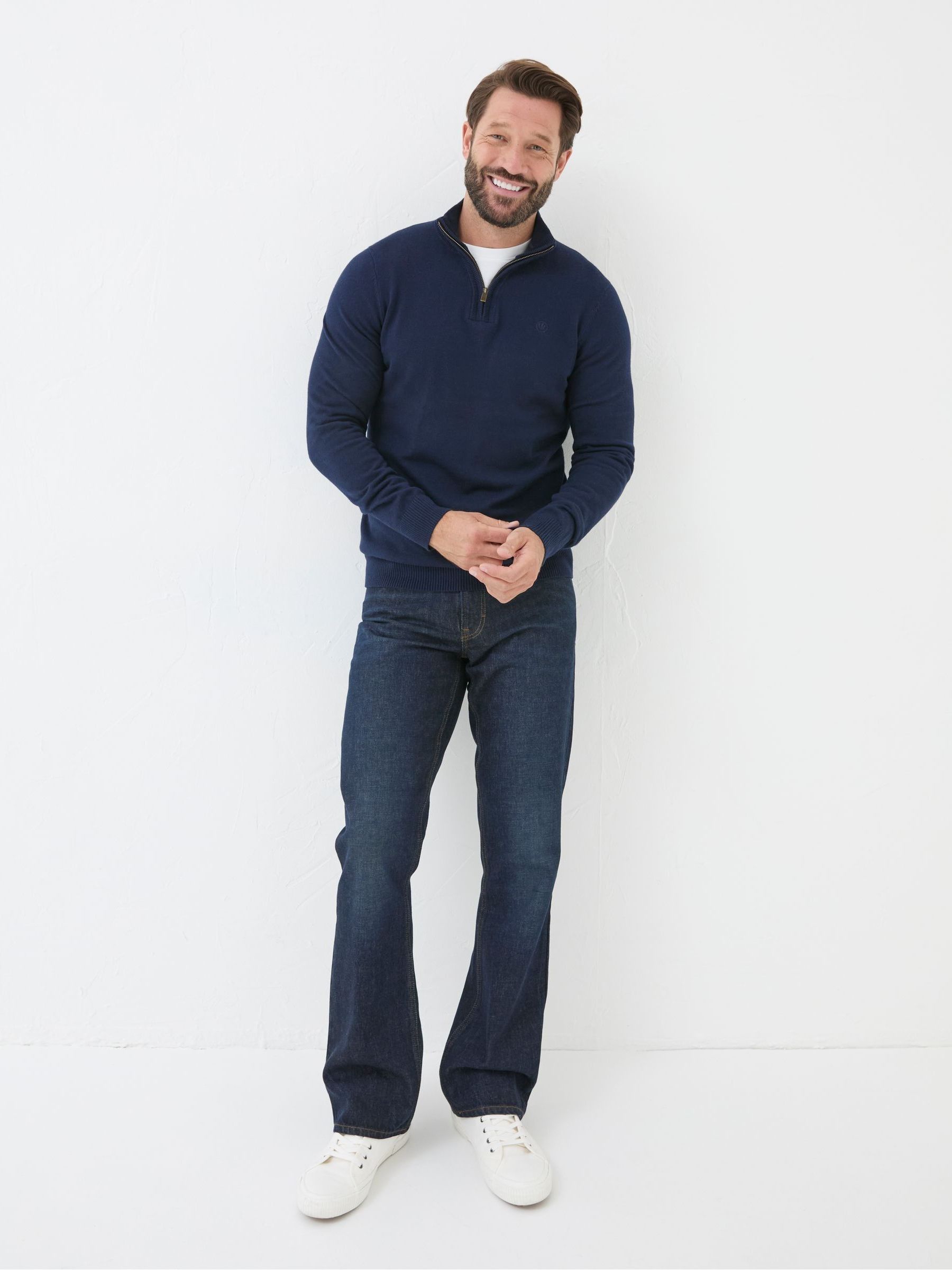 Dark Vintage Blue Bootcut Jeans - Image 3 of 5