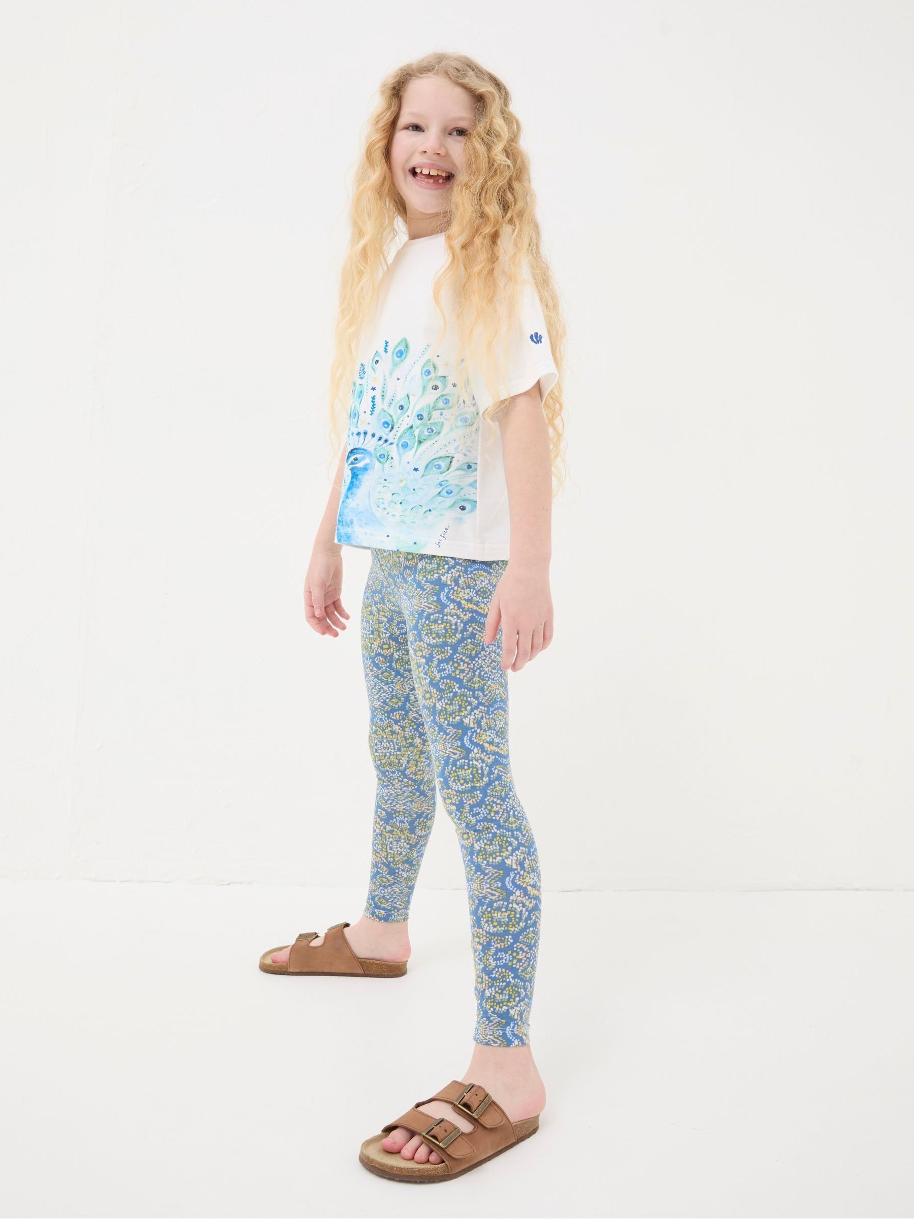 Blue Aztec Leggings 2 Pack - Image 3 of 4