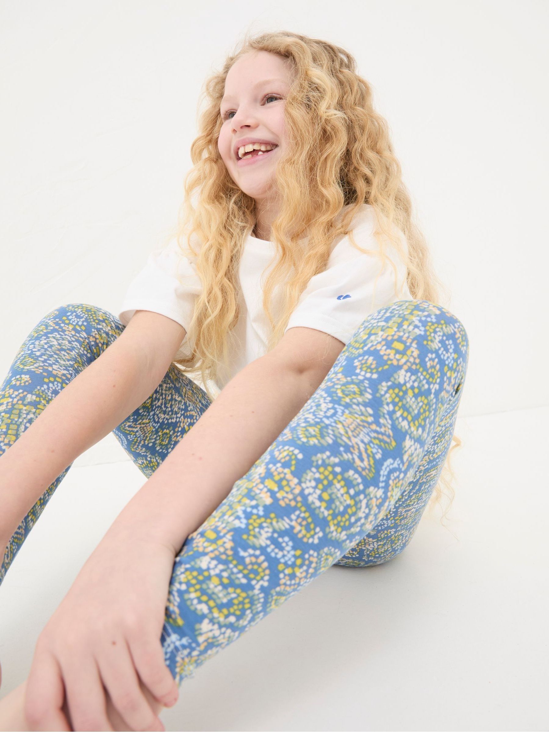 Blue Aztec Leggings 2 Pack - Image 4 of 4