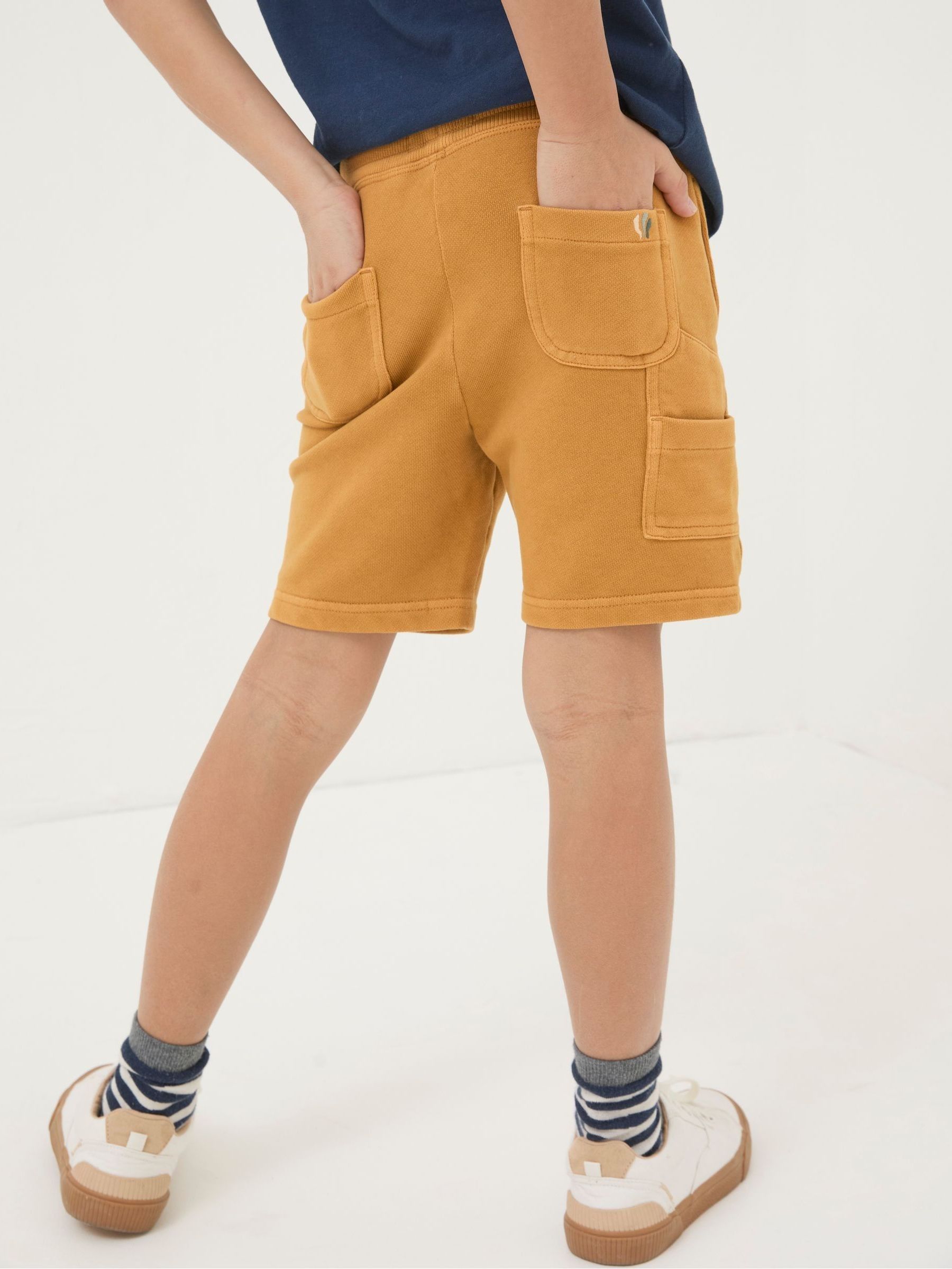 Eddie Yellow Sweat Shorts - Image 2 of 4