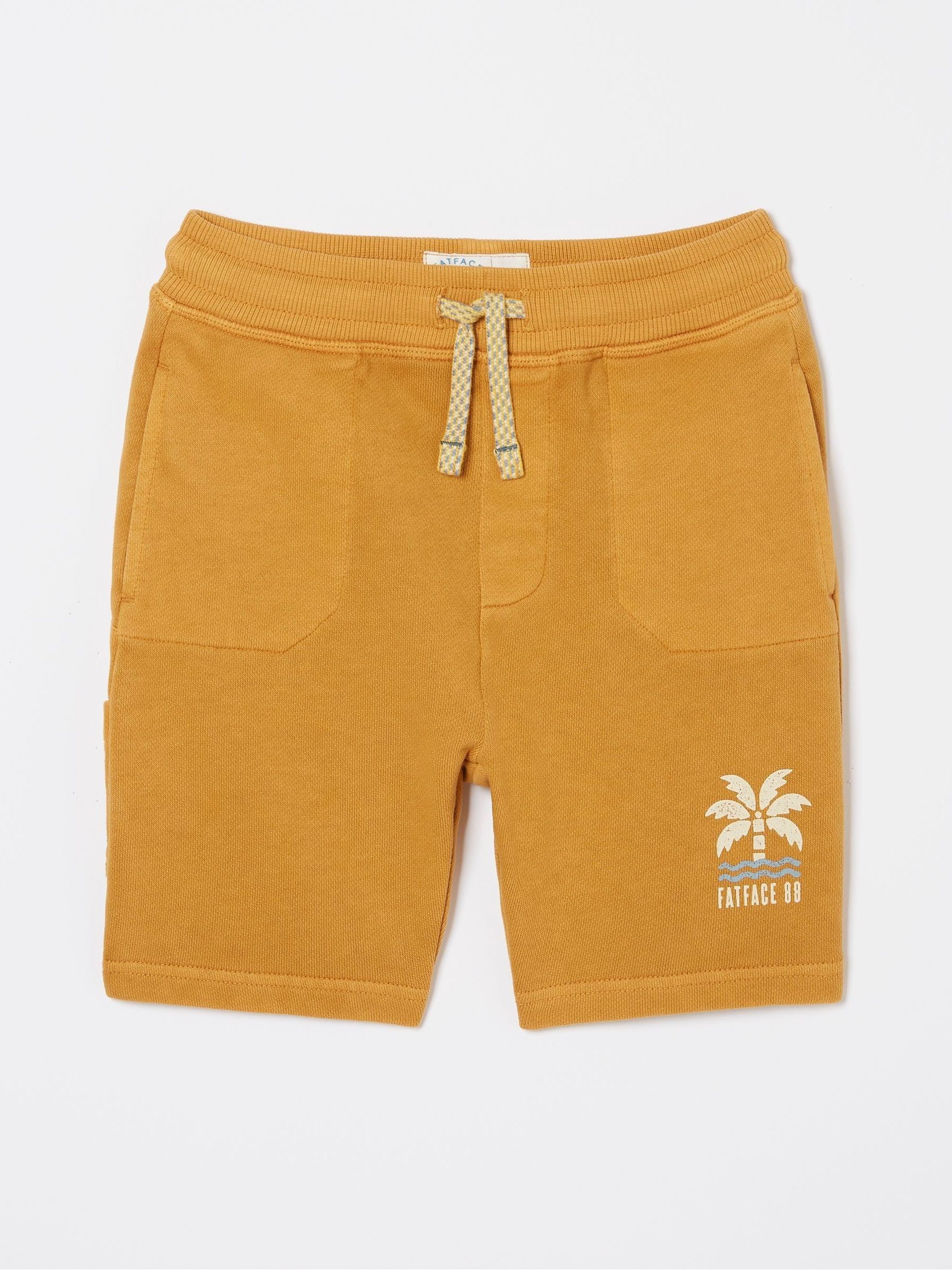Eddie Yellow Sweat Shorts - Image 4 of 4