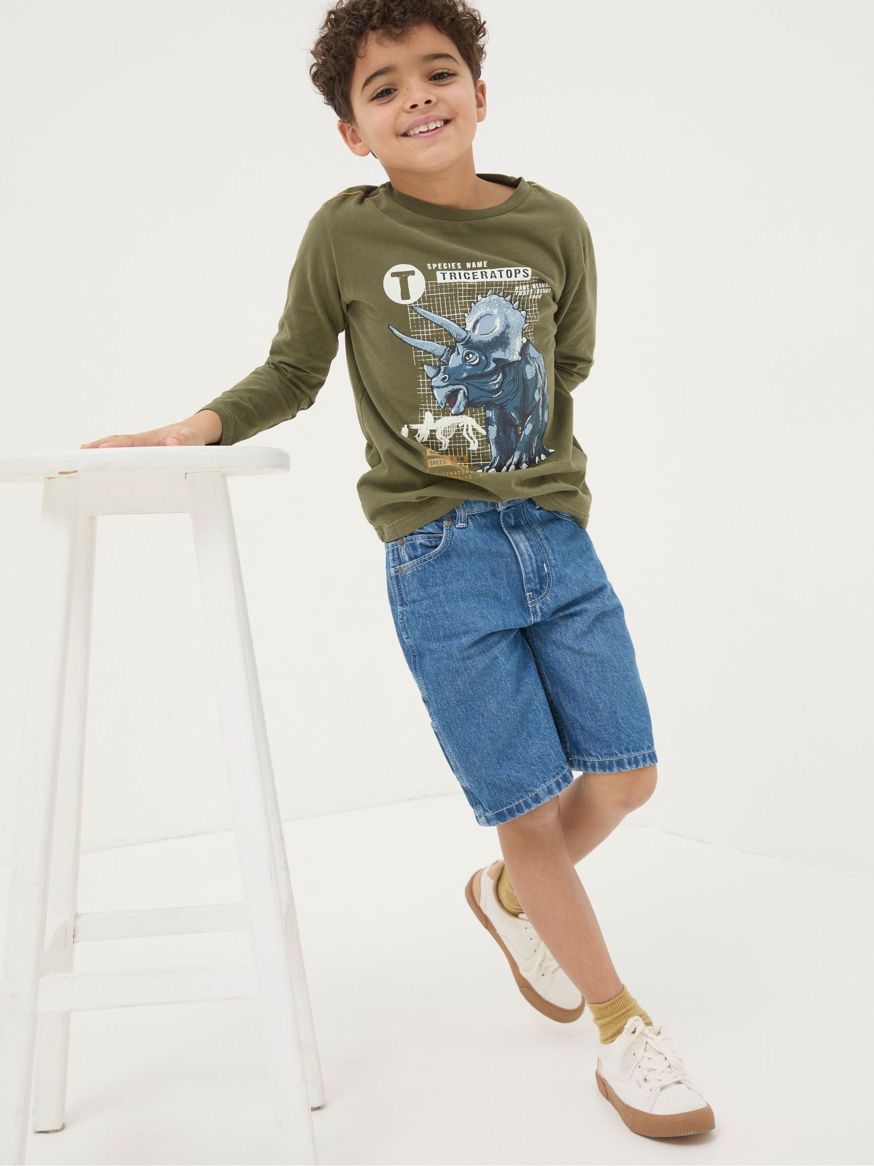 Blue Carpenter Denim Shorts - Image 1 of 6