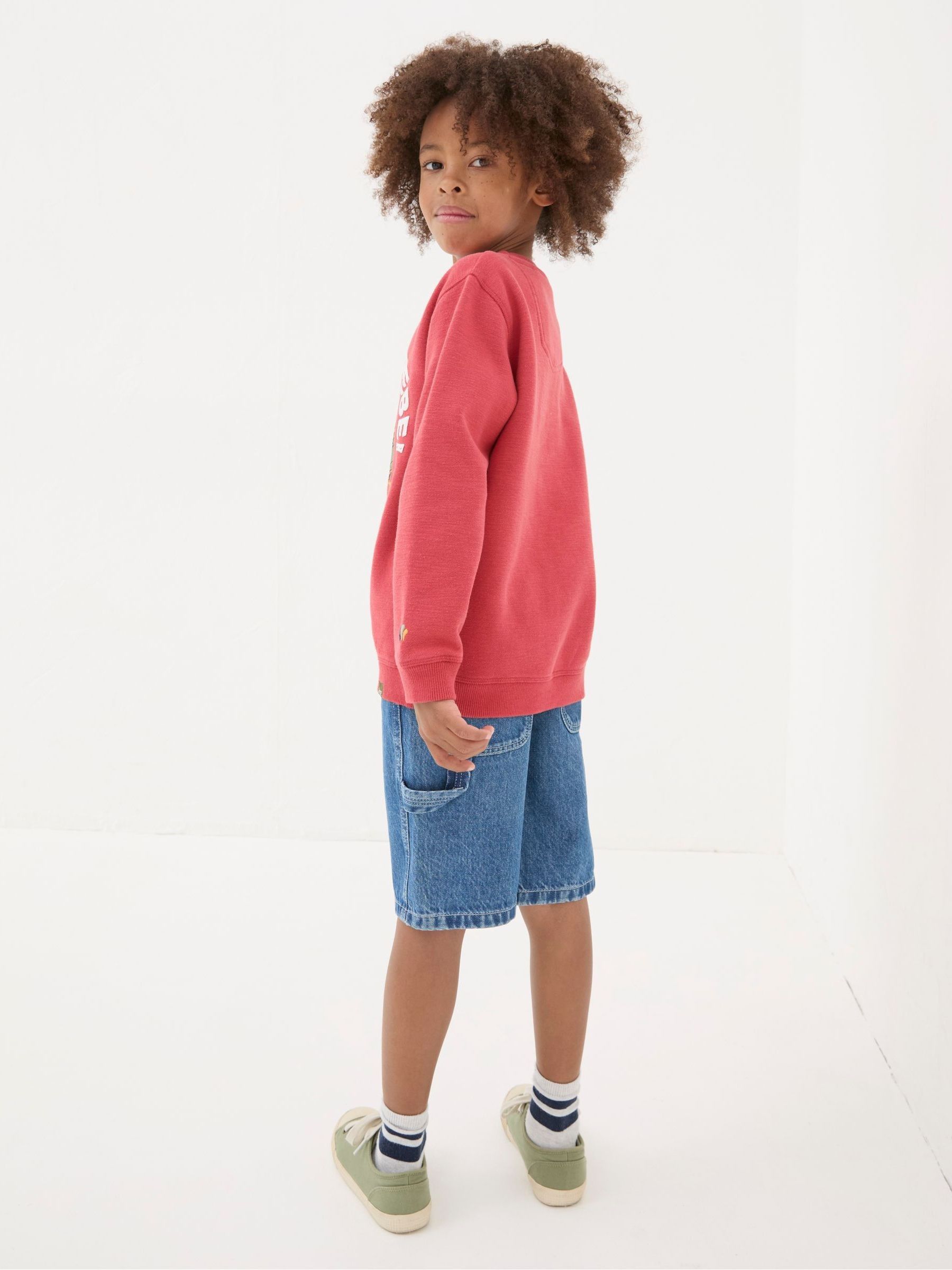 Red Jeep Crew Neck Sweatshirt - Image 2 of 4