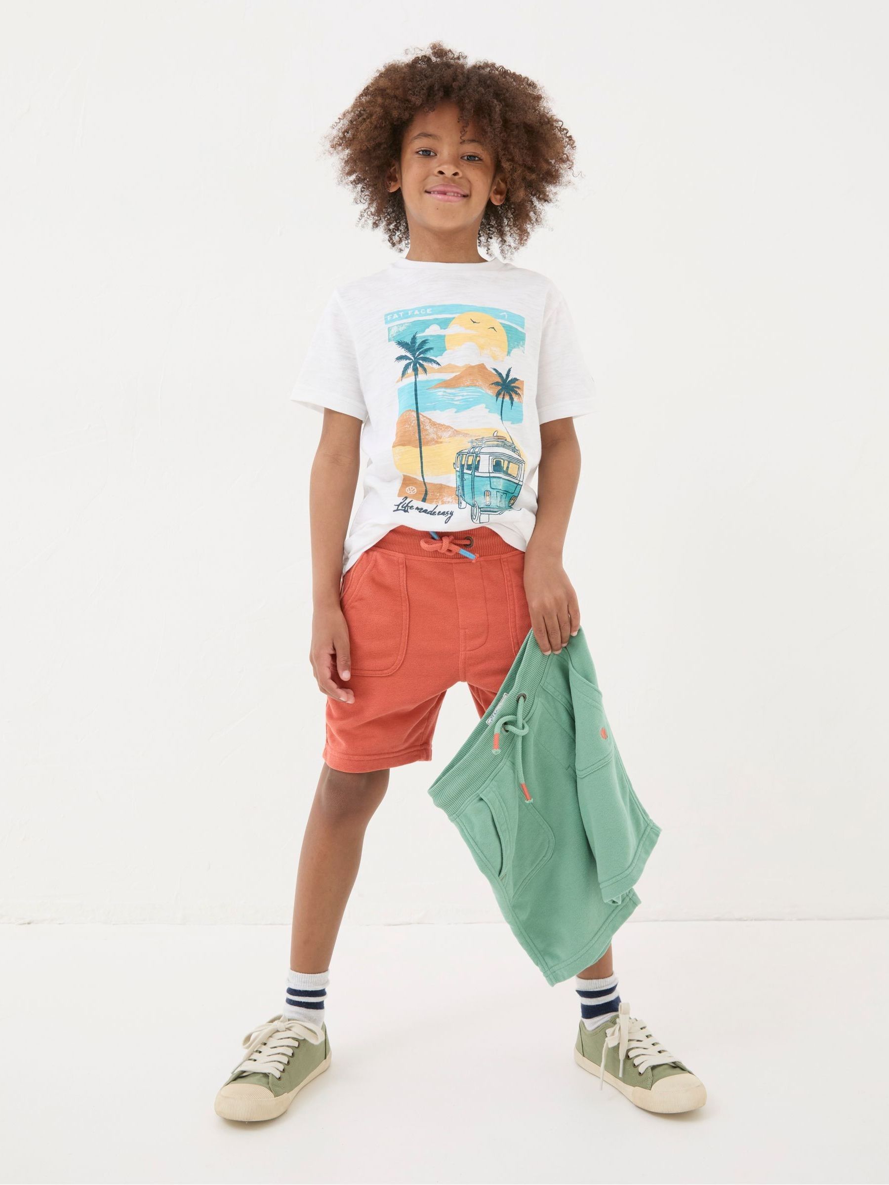 Green Sweat Shorts 2 Pack - Image 2 of 6 Green Sweat Shorts 2 Pack - Image 2 of 6