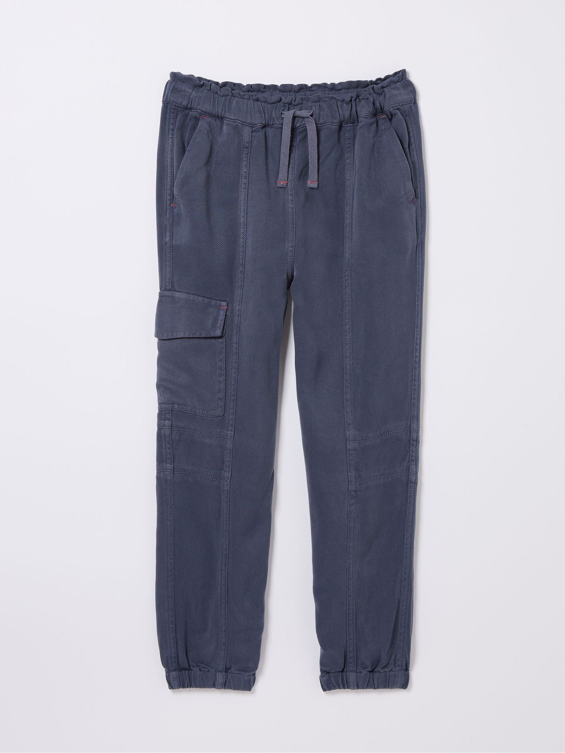 Blue Woven Cargo Joggers - Image 1 of 1