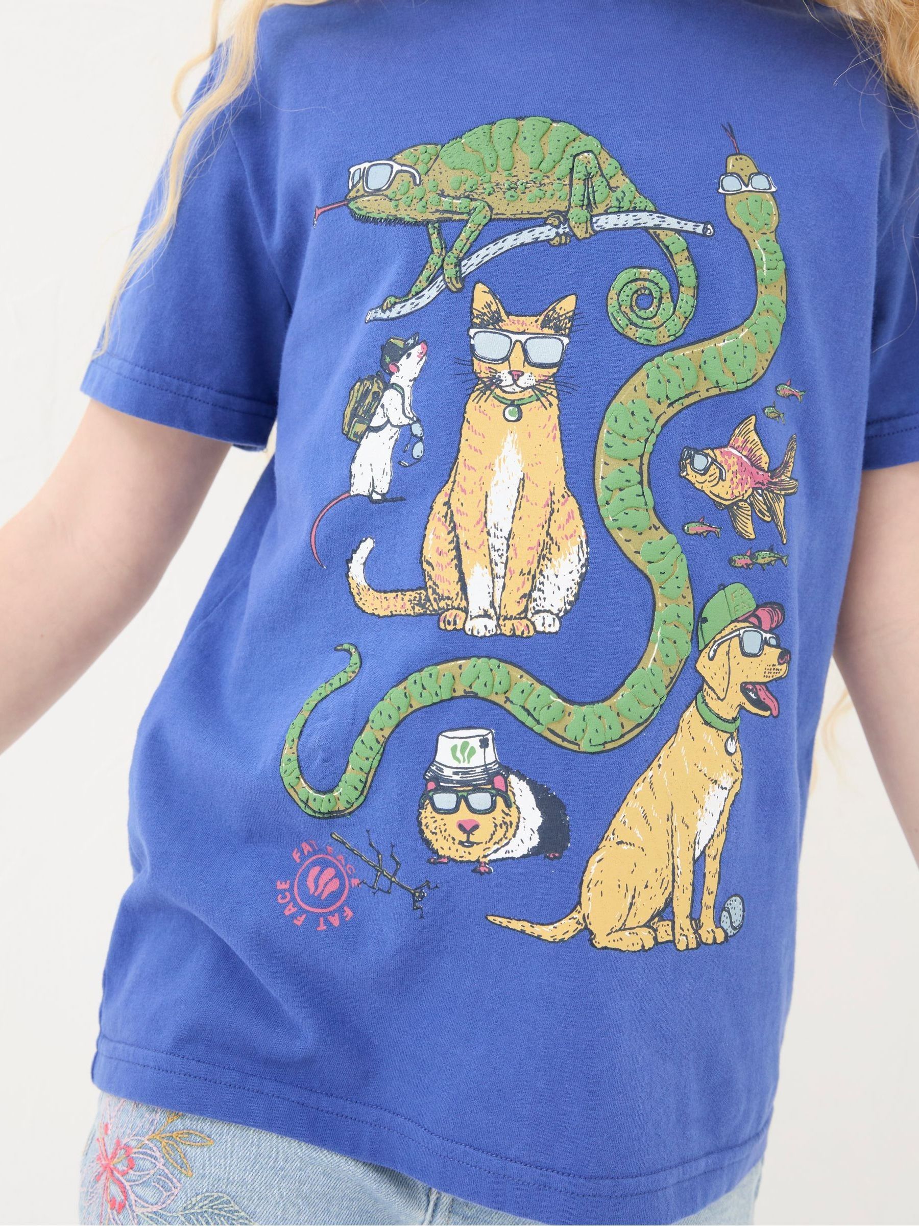 Blue Pet Graphic T-Shirt - Image 3 of 3 Blue Pet Graphic T-Shirt - Image 3 of 3