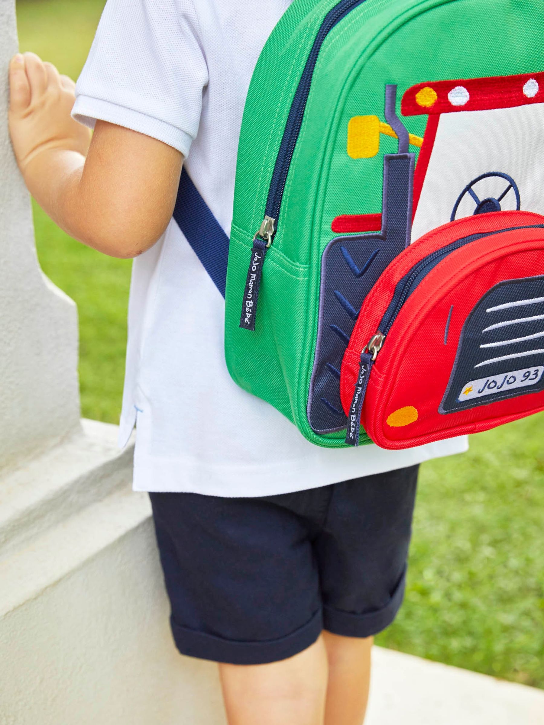 Red Tractor Character Backpack - Image 3 of 8