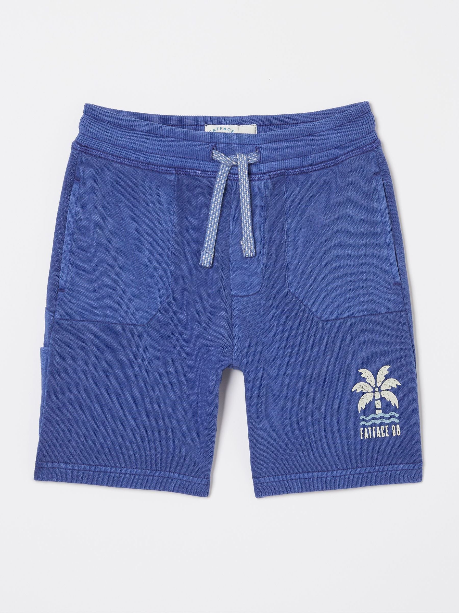 Eddie Blue Sweat Shorts - Image 4 of 4