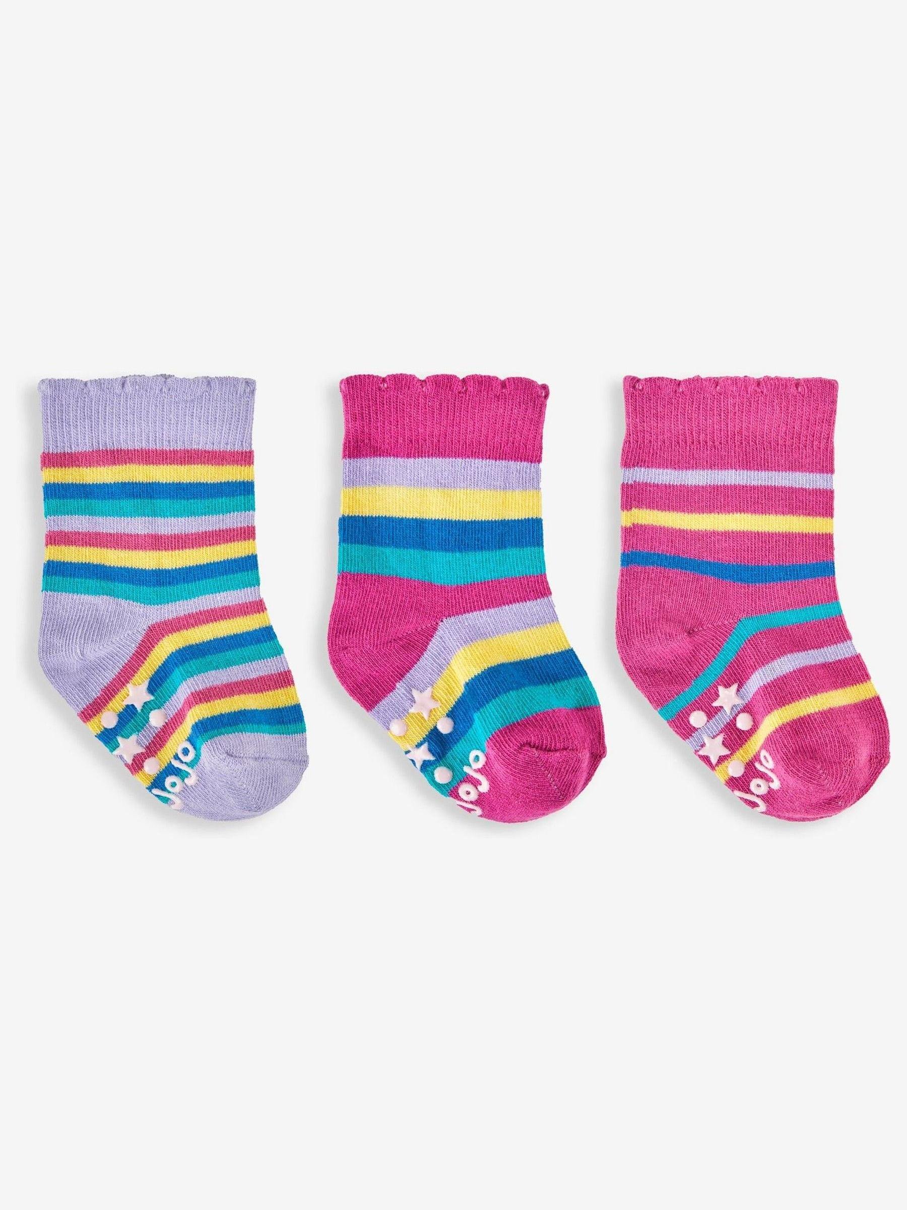 Multi 3-Pack Rainbow Socks - Image 1 of 4