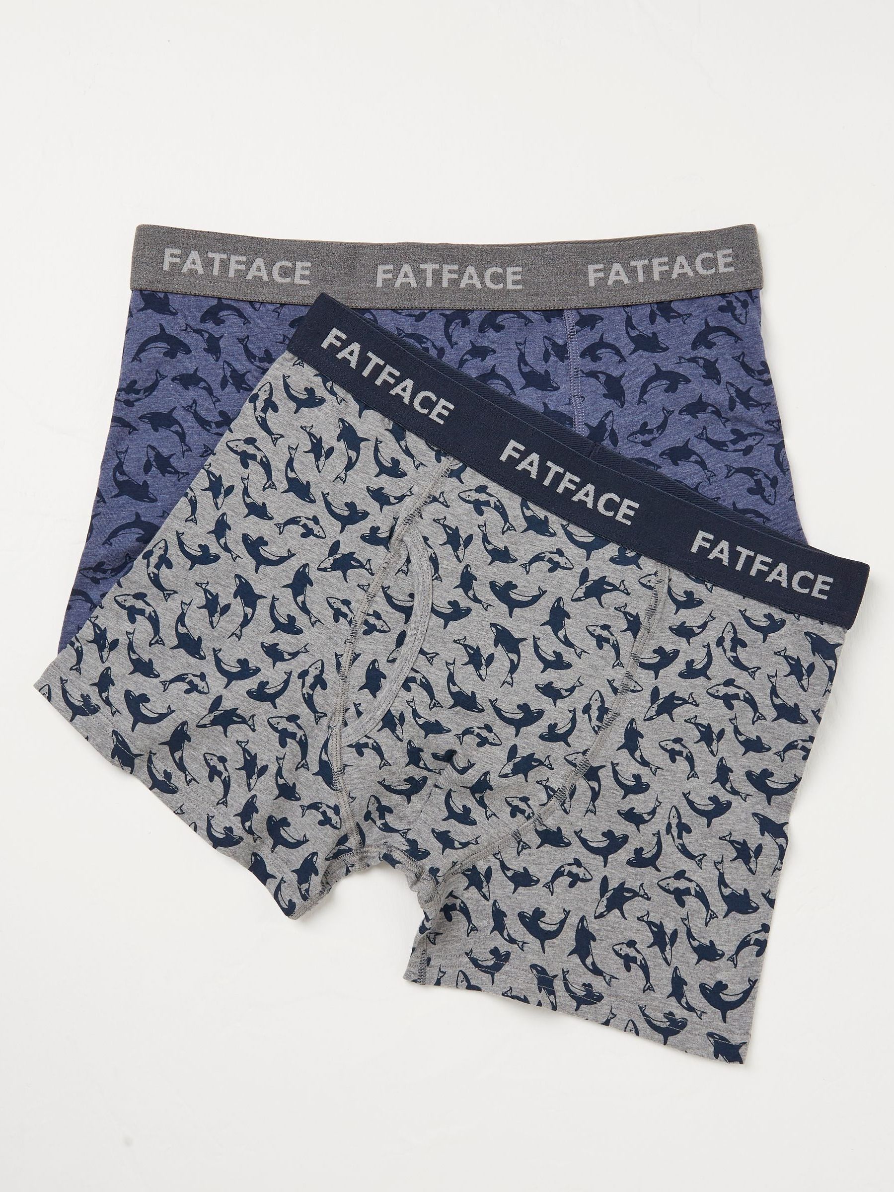 Killer Blue Whale Boxers 2 Pack - Image 1 of 2