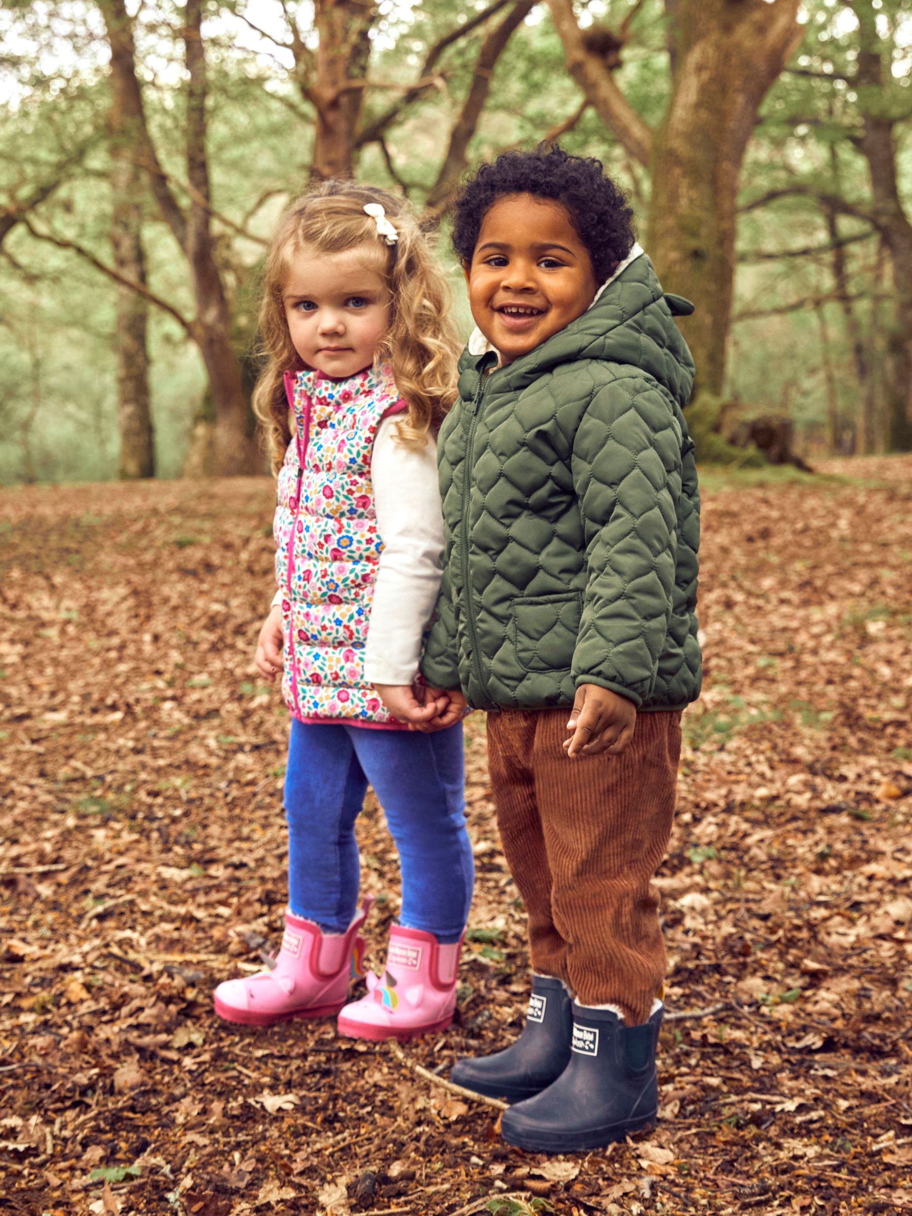 Pink Cosy Lined Unicorn Ankle Wellies - Image 2 of 6