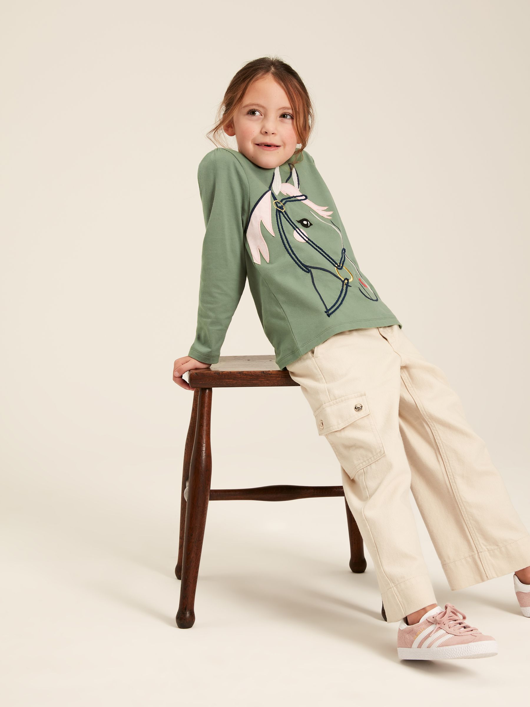 Ava Green Embroidered Horse Top - Image 3 of 11