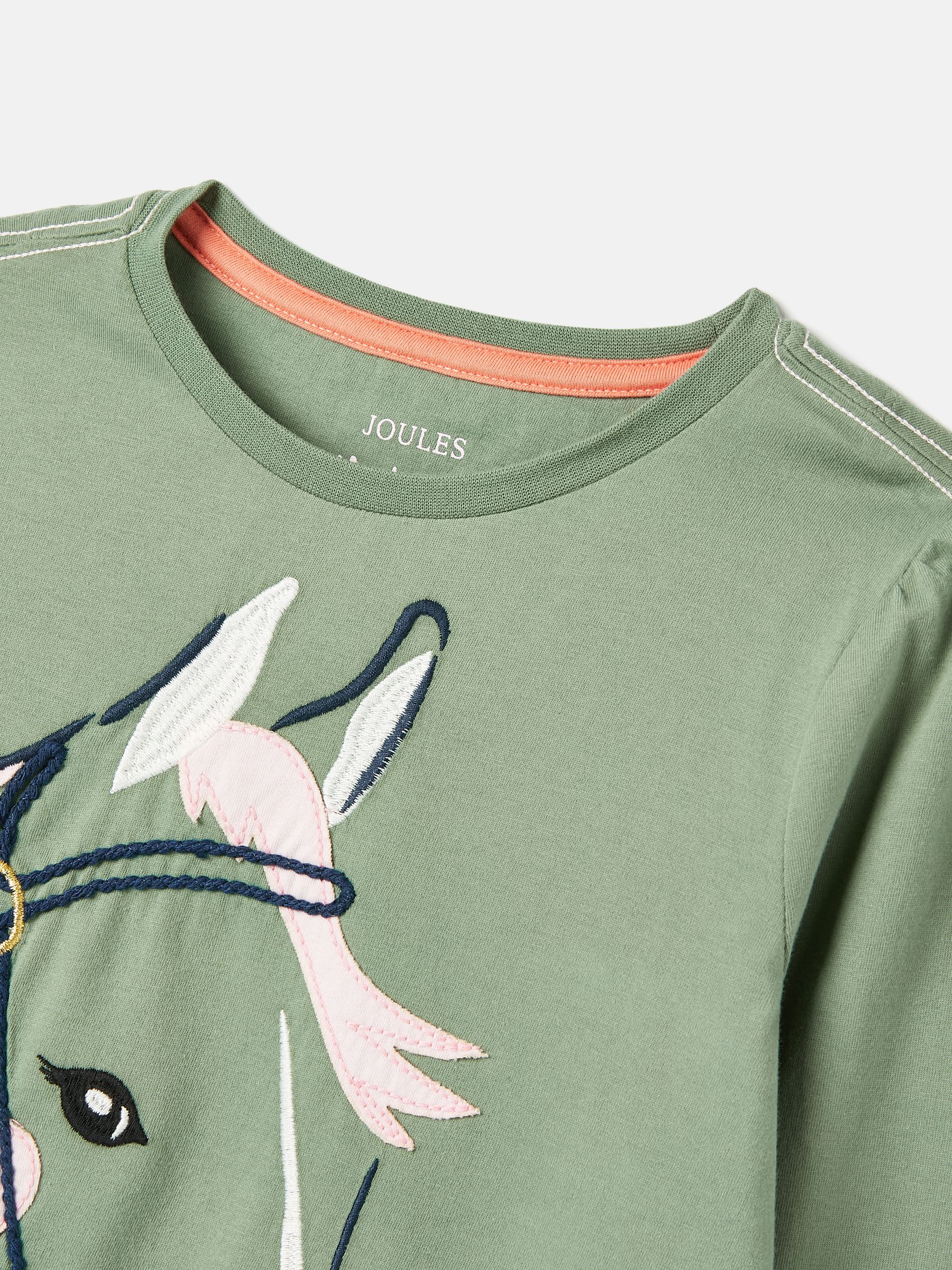 Ava Green Embroidered Horse Top - Image 8 of 11