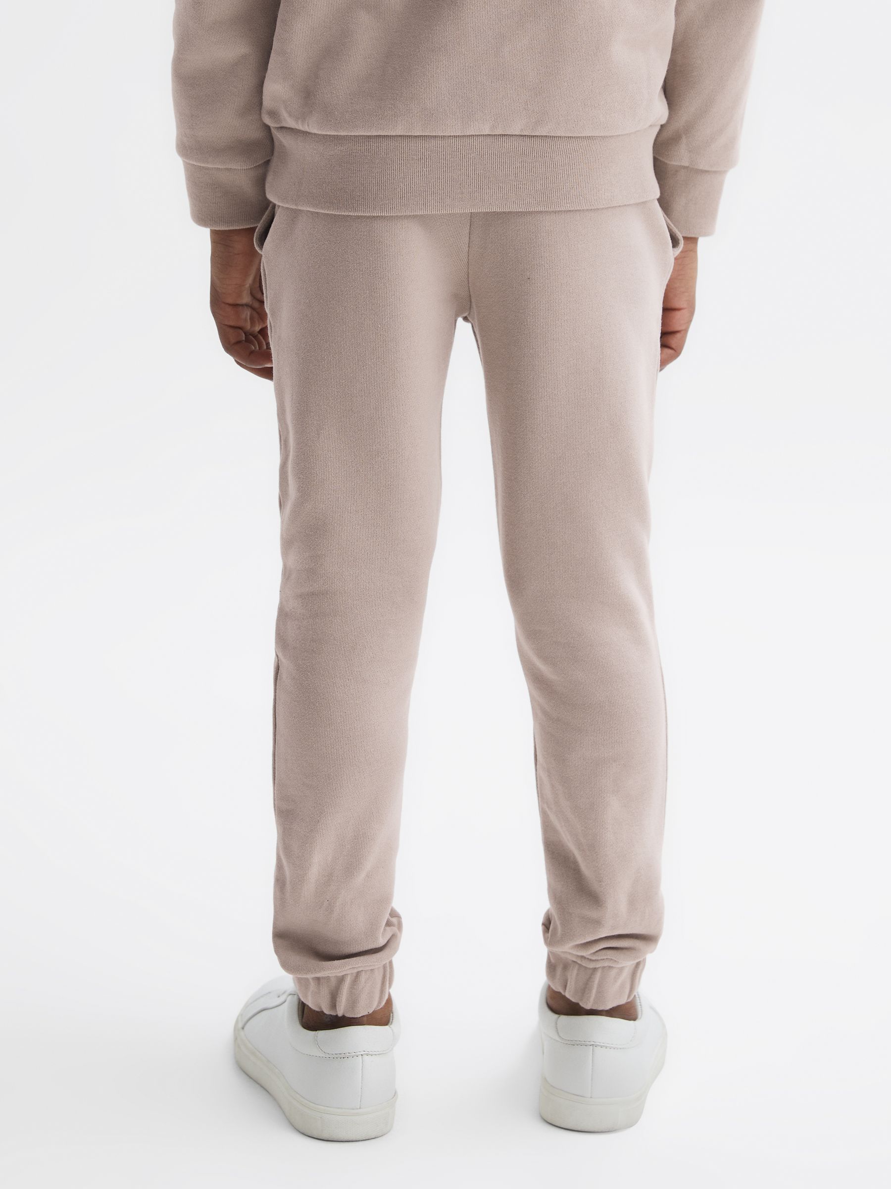 Senior Garment Dye Jersey Joggers in Taupe - Image 5 of 6