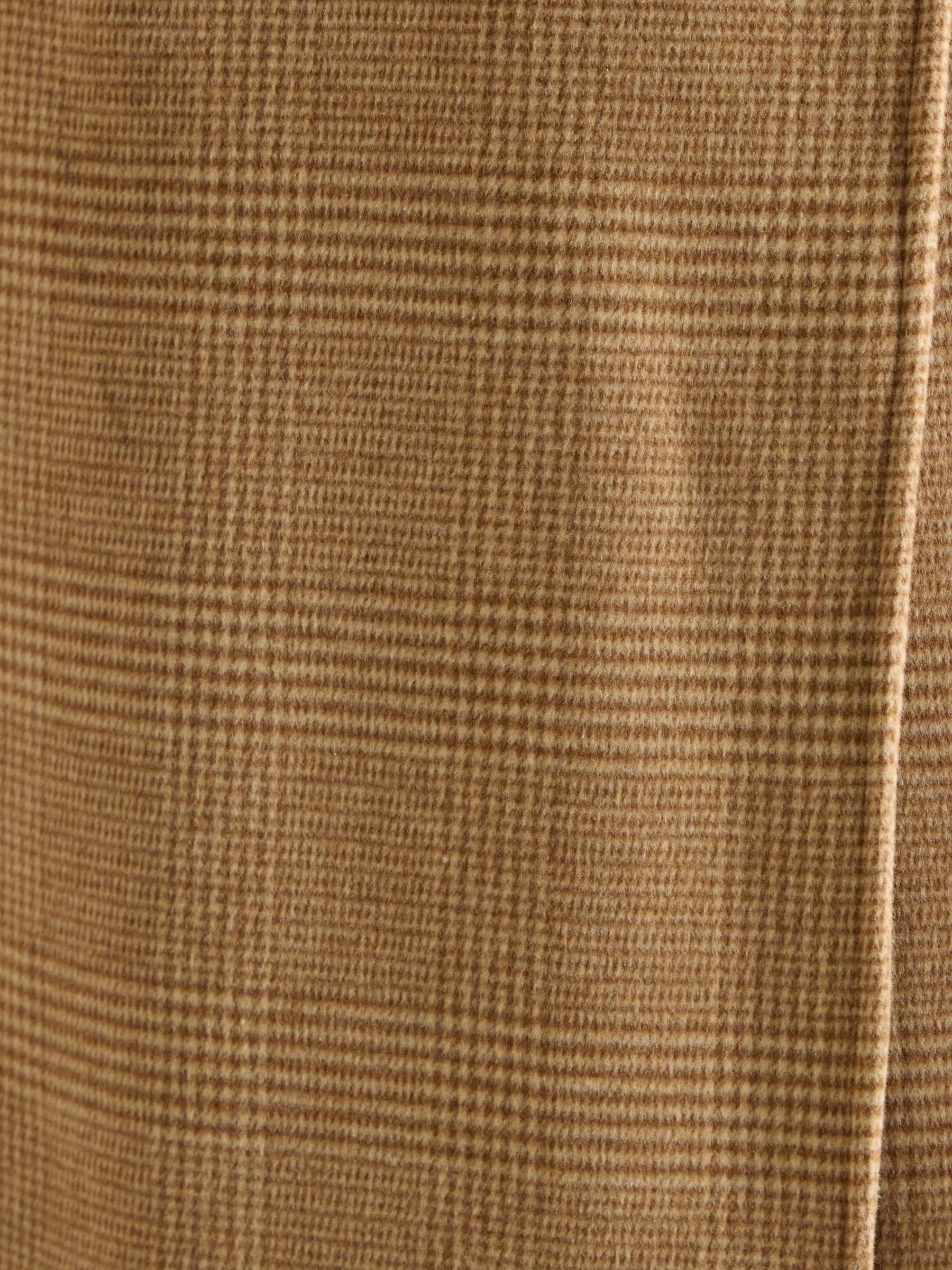 Amberley Tan Brown Longline Wool Blend Coat with Belt - Image 4 of 9