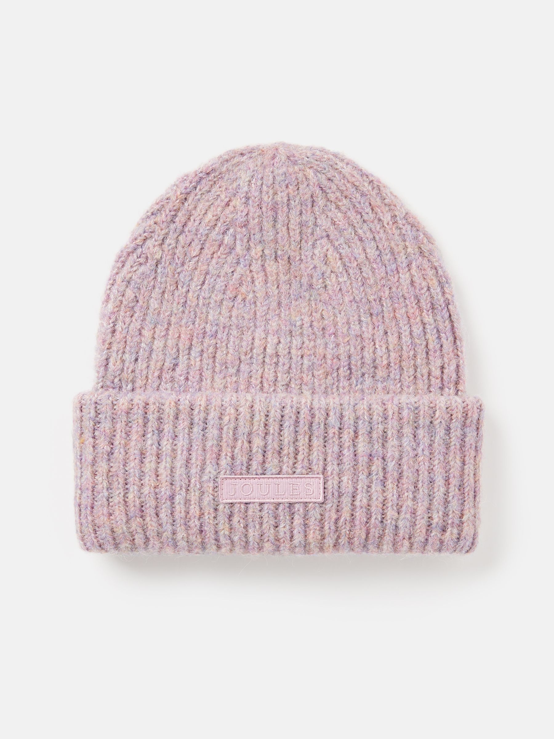Eloise Lilac Oversized Knitted Beanie Hat - Image 3 of 5
