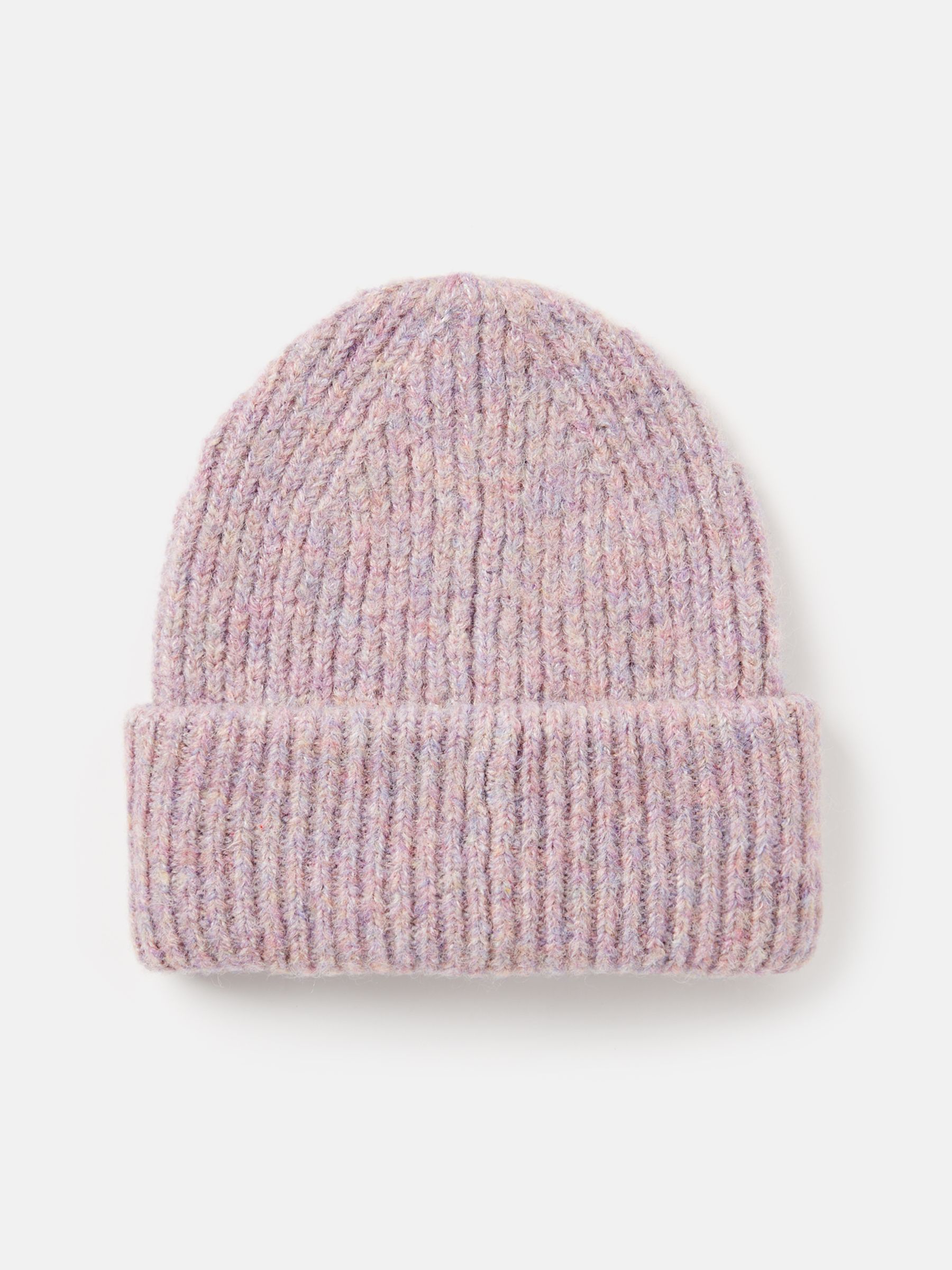 Eloise Lilac Oversized Knitted Beanie Hat - Image 4 of 5