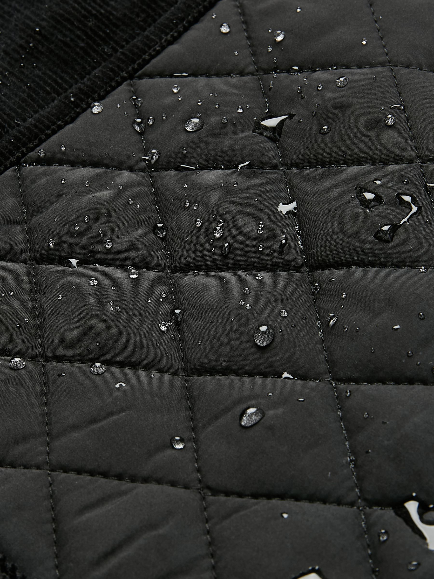 Stately Black Showerproof Diamond Quilted Gilet - Image 9 of 9