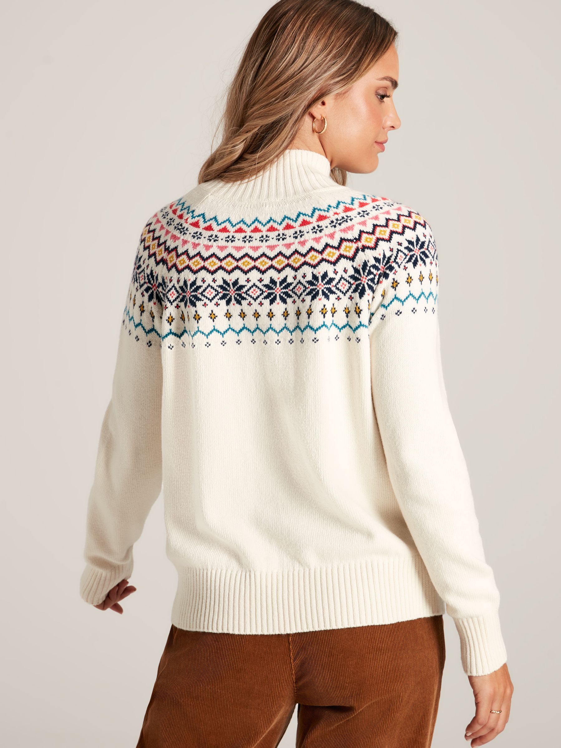 Alba Cream Fair Isle Jumper - Image 2 of 5