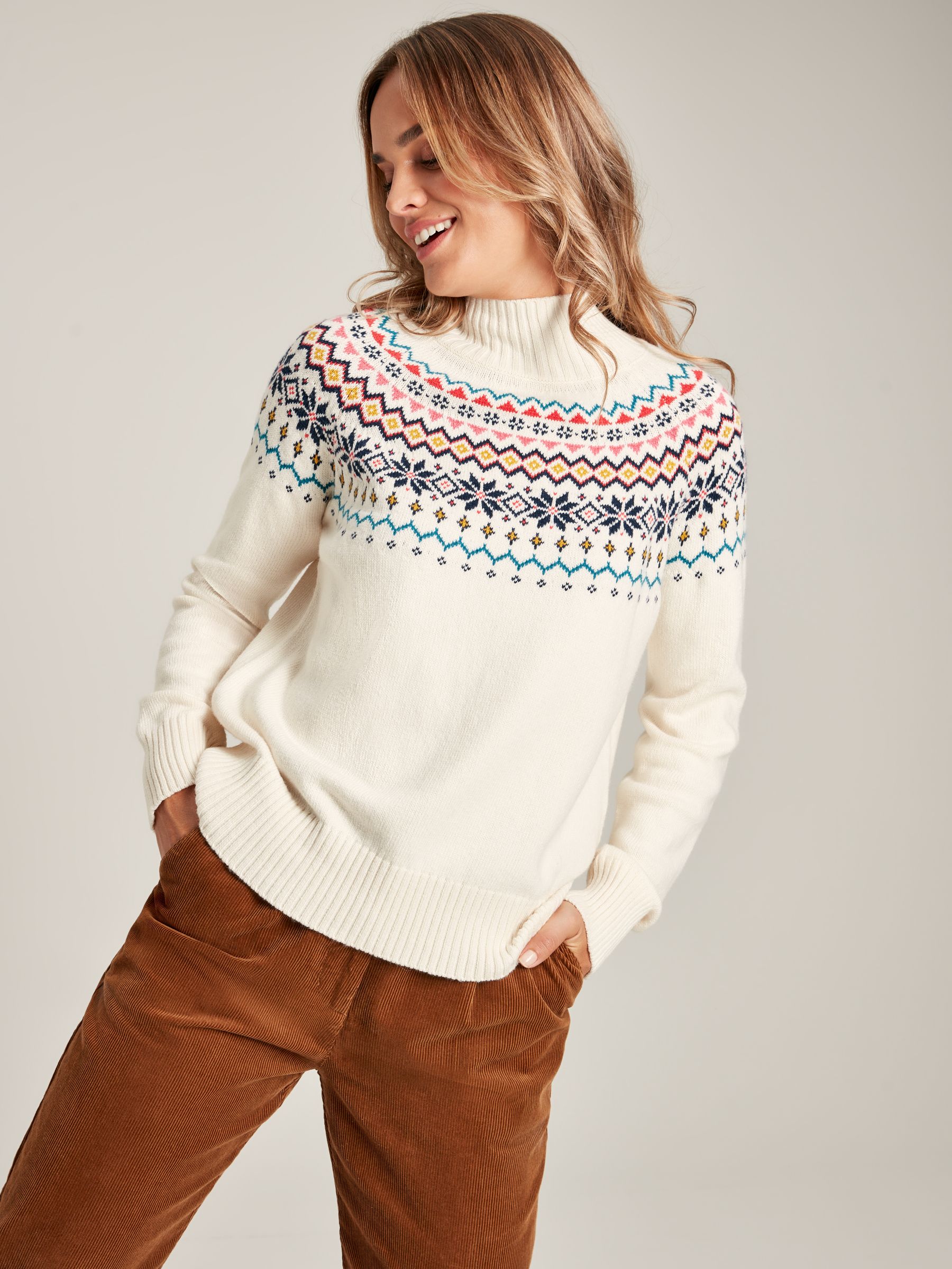 Alba Cream Fair Isle Jumper - Image 4 of 5