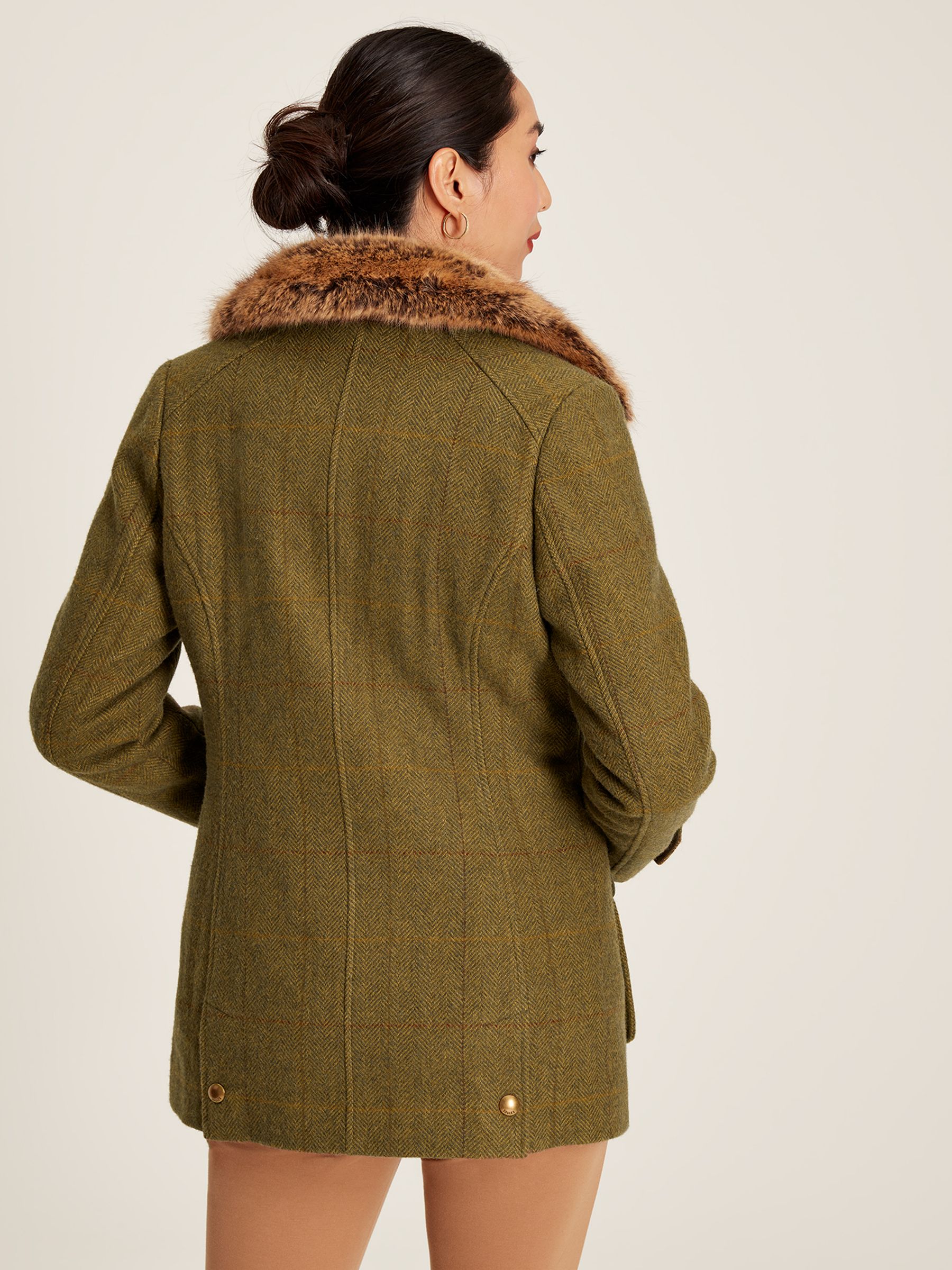 Fieldcoat Luxe Green Tweed Jacket with Removable Gilet - Image 2 of 9