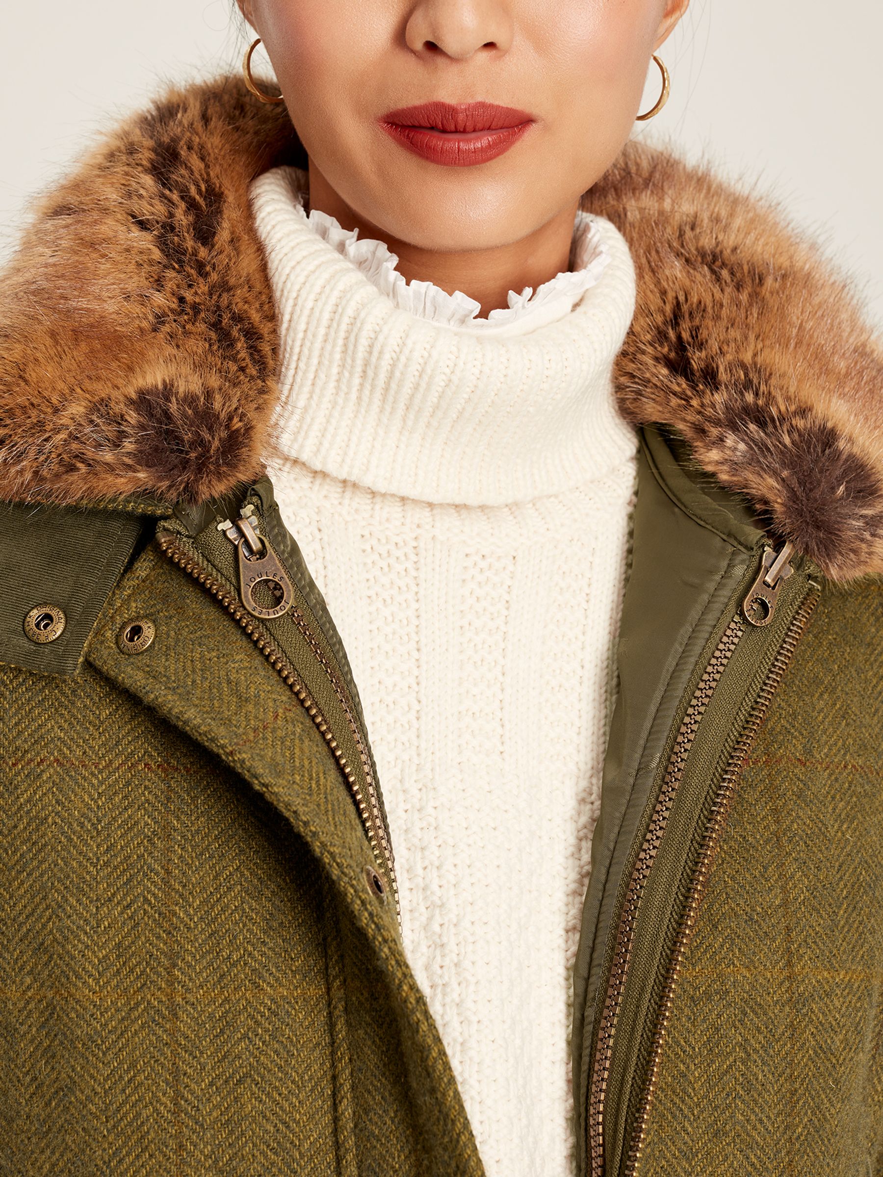 Fieldcoat Luxe Green Tweed Jacket with Removable Gilet - Image 7 of 9