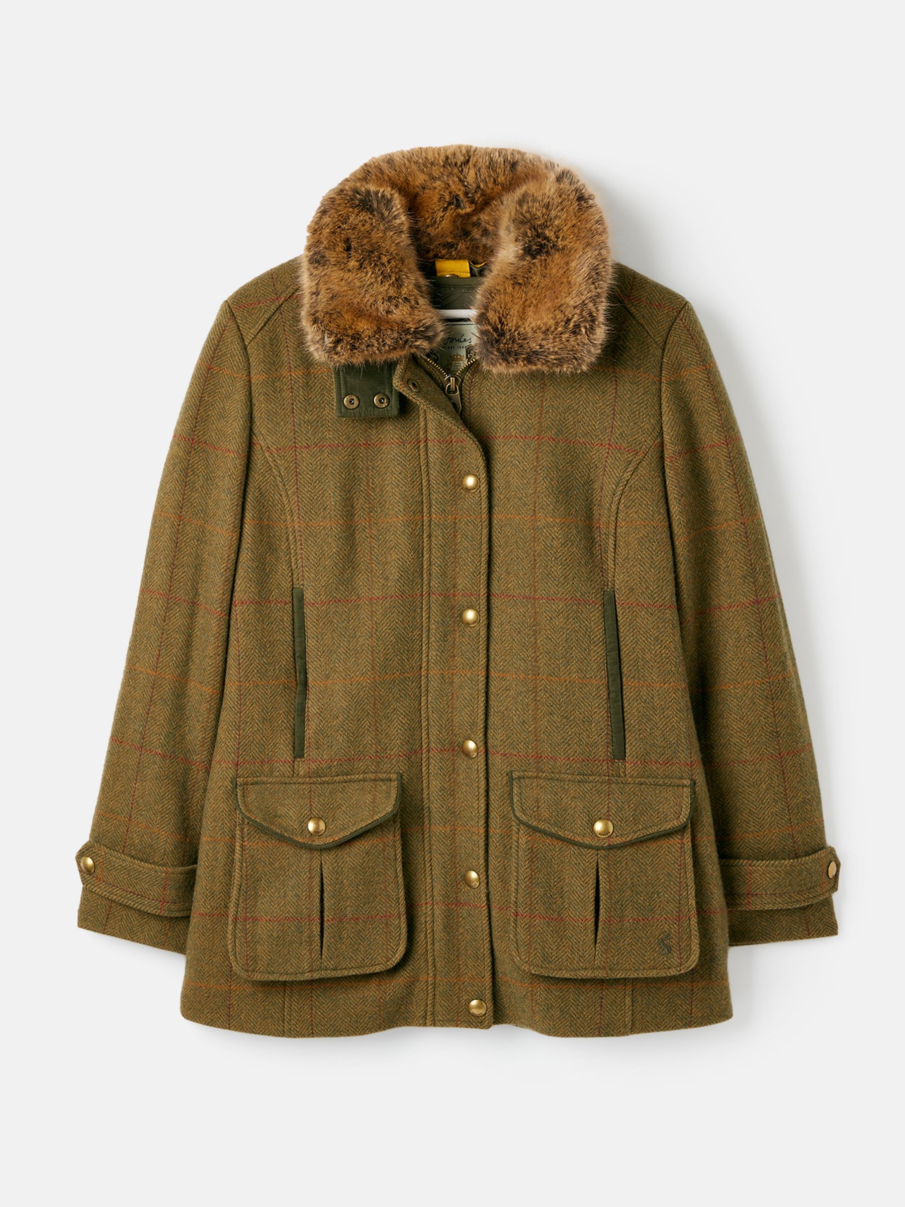 Fieldcoat Luxe Green Tweed Jacket with Removable Gilet - Image 9 of 9