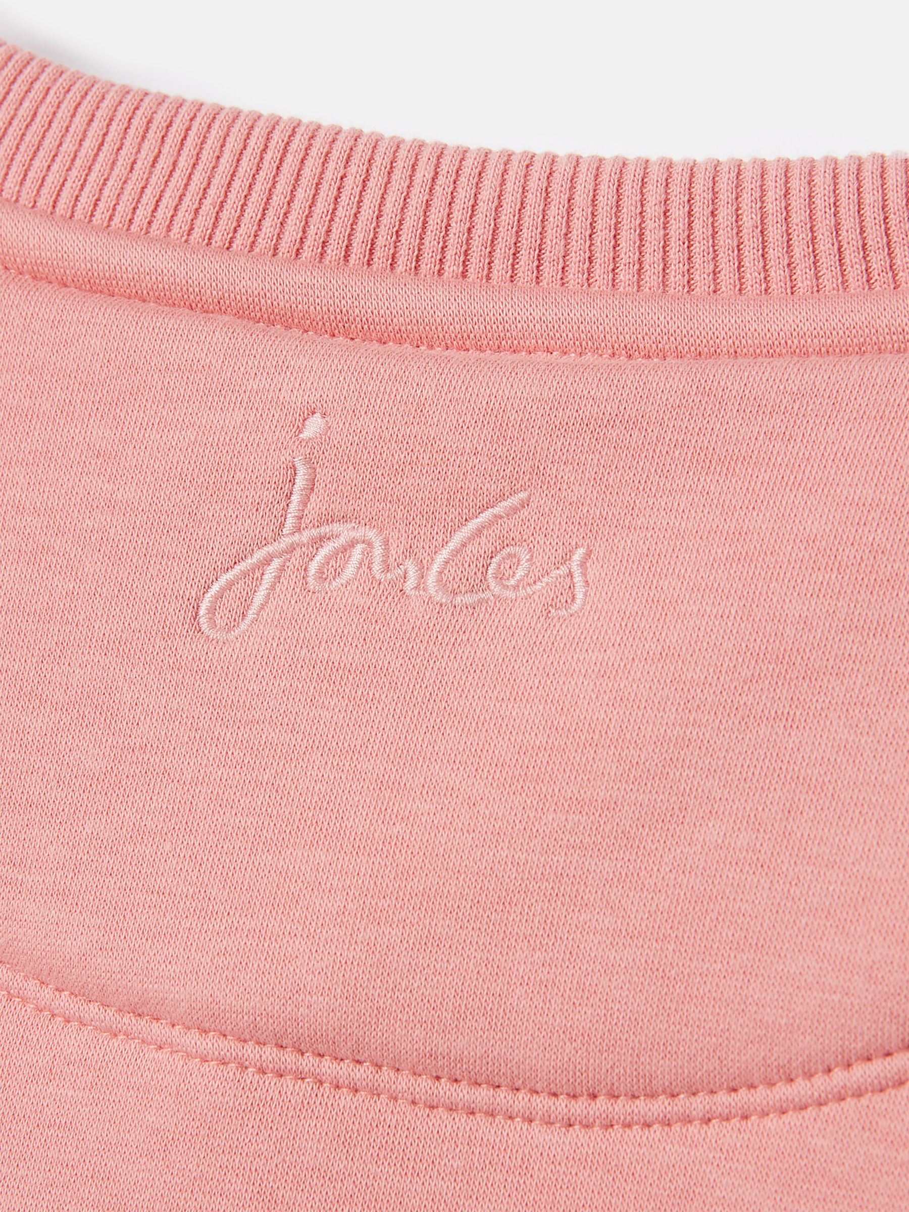 Mackenzie Pink Embroidered Artwork Crew Neck Sweatshirt - Image 5 of 5