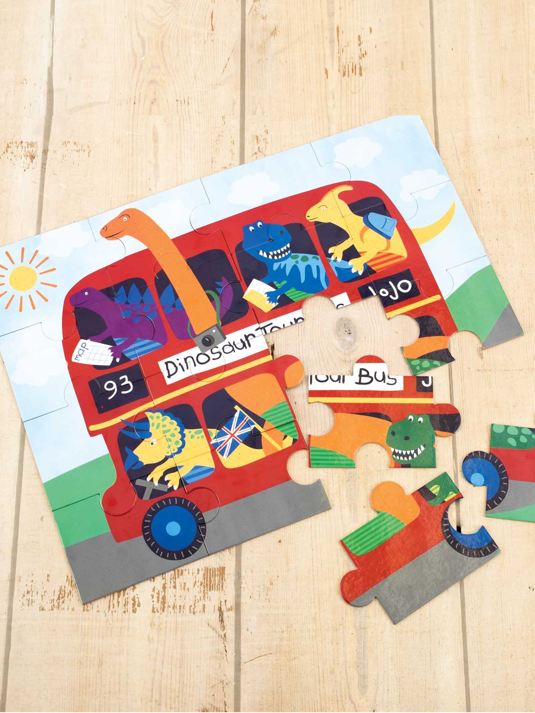 London Dinosaur Bus Jigsaw Puzzle - Image 2 of 2