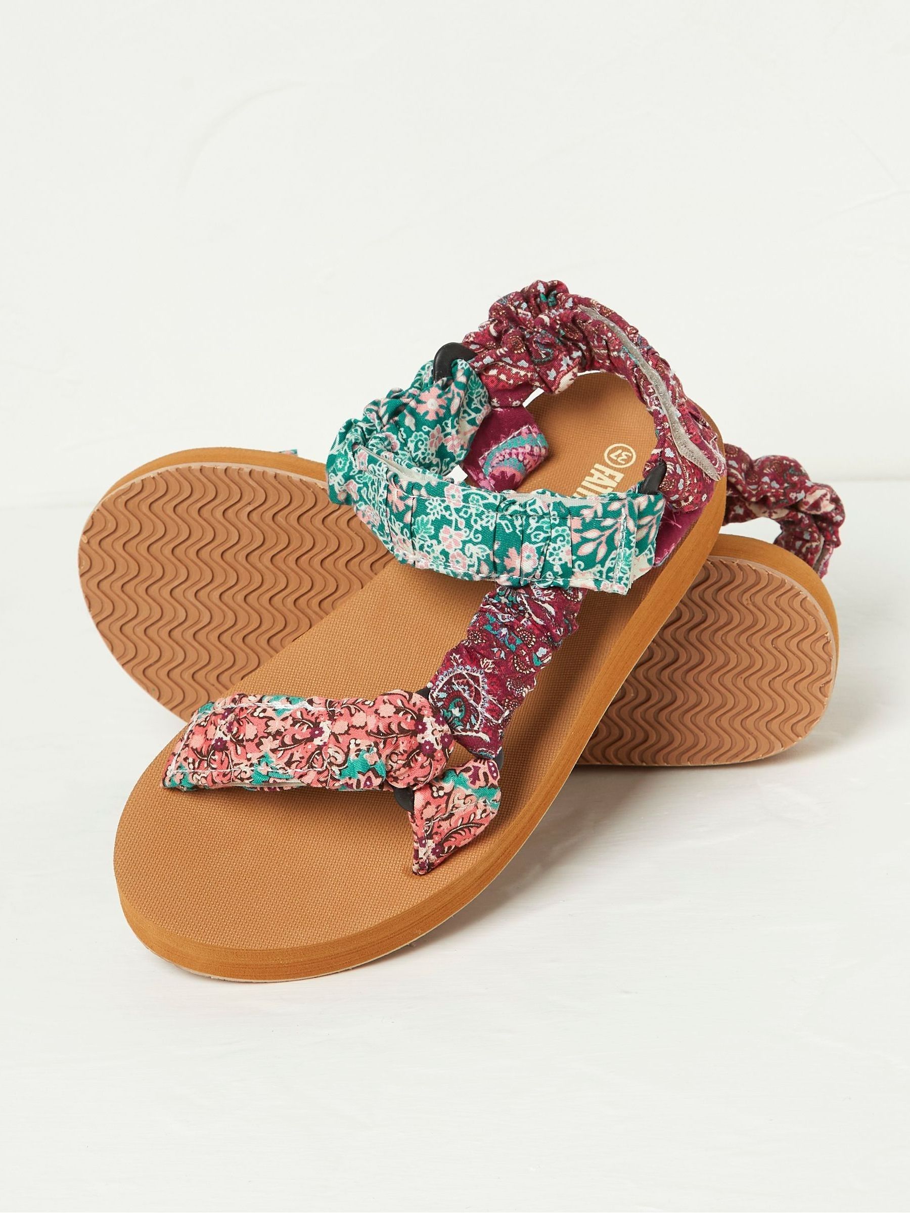 Ettie Brown Comfort Walking Sandals - Image 3 of 3
