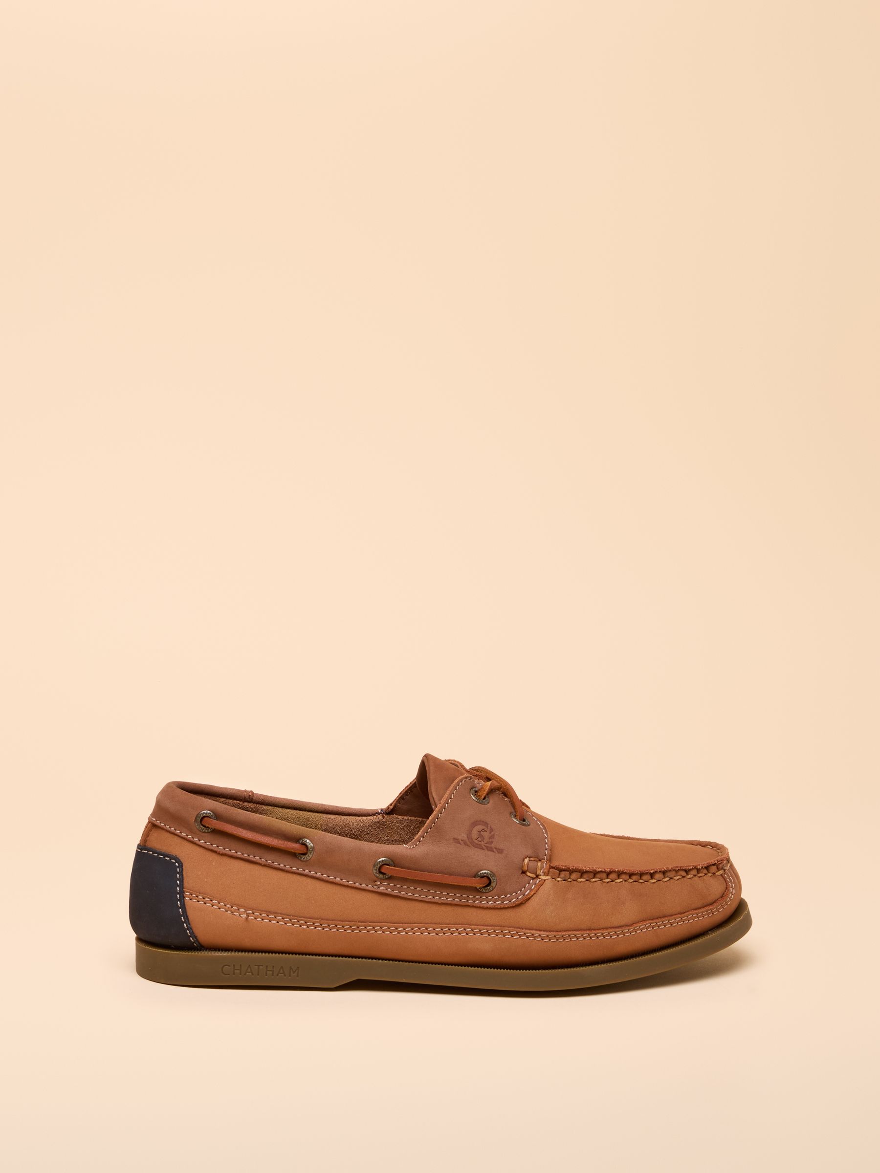Joules X Chatham Brown Boardwalk Deck Shoes - Image 1 of 7